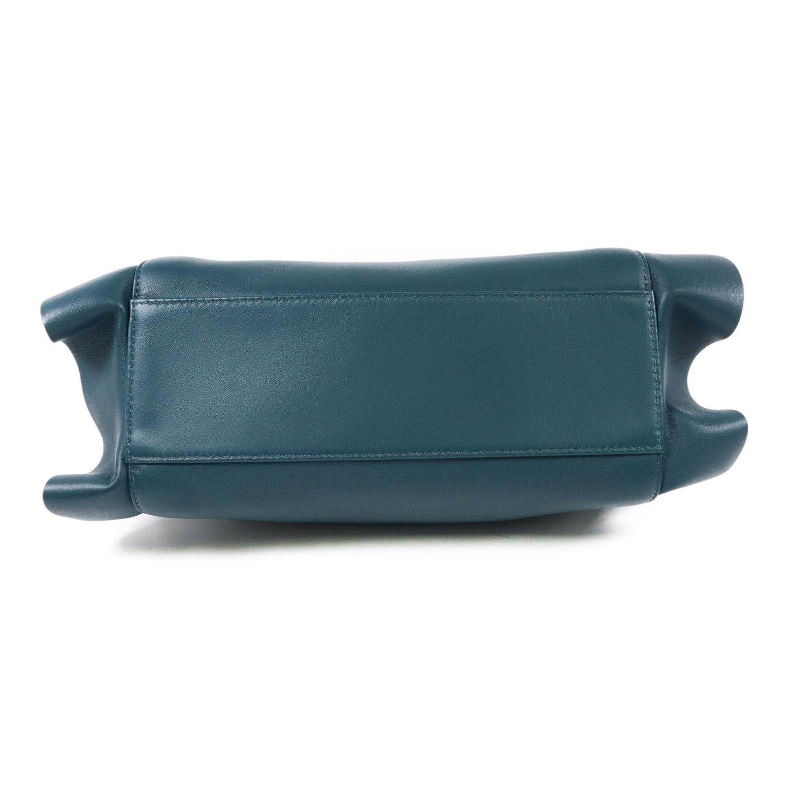 Peekaboo Wave Silver Hand-handed Bag For Shoulders And Backs 2way Should, Green — view 4