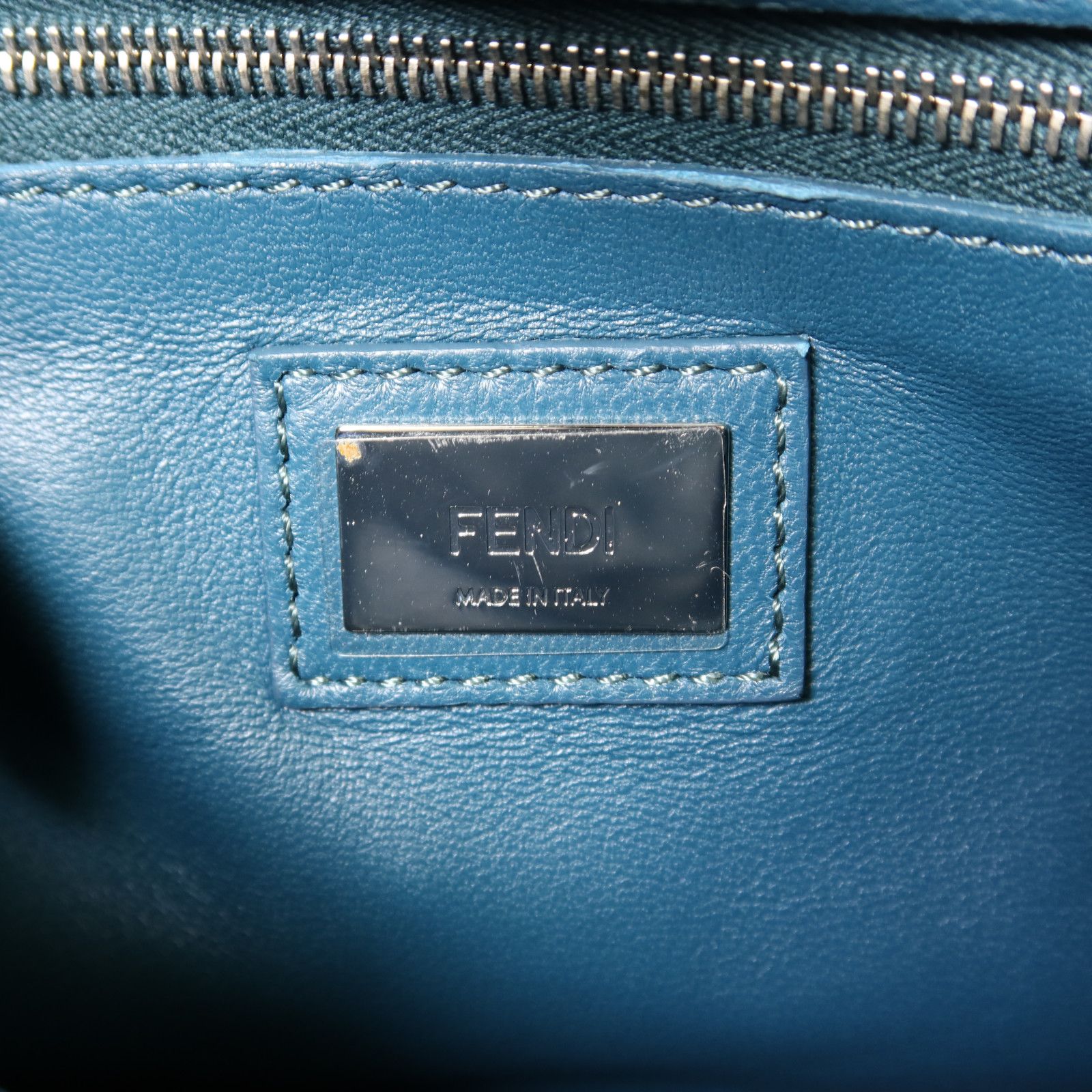 Peekaboo Wave Silver Hand-handed Bag For Shoulders And Backs 2way Should, Green — view 7
