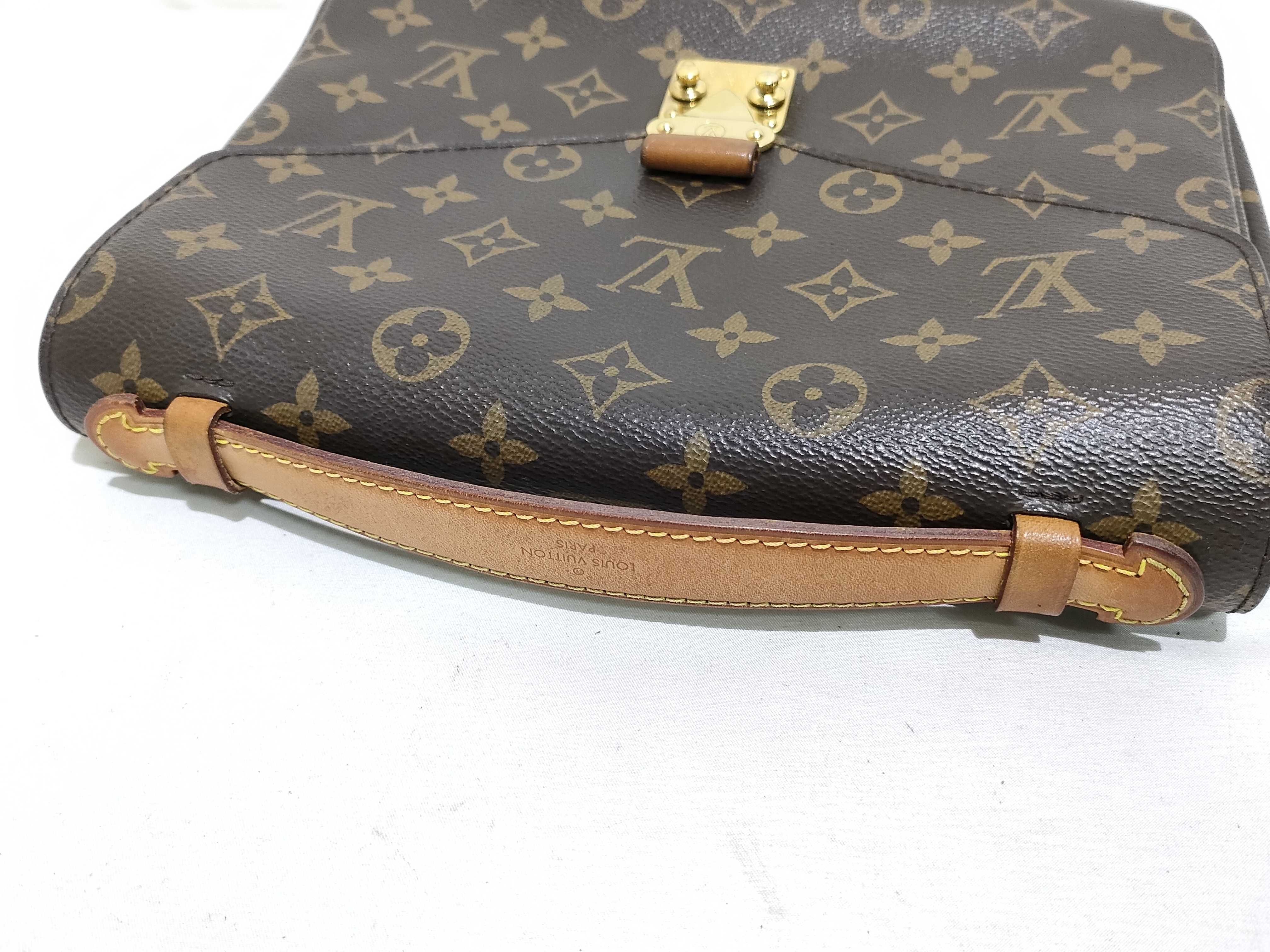 Monogram Louis Vuitton Message Shoulder Bag Handbag — view 3