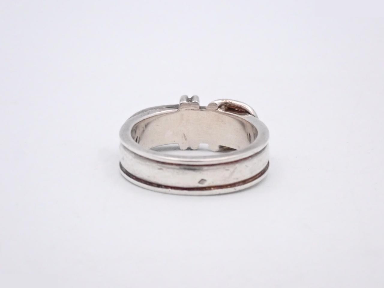 Ceinture Ring, SV925/4.5g, Stamped #48 — view 2