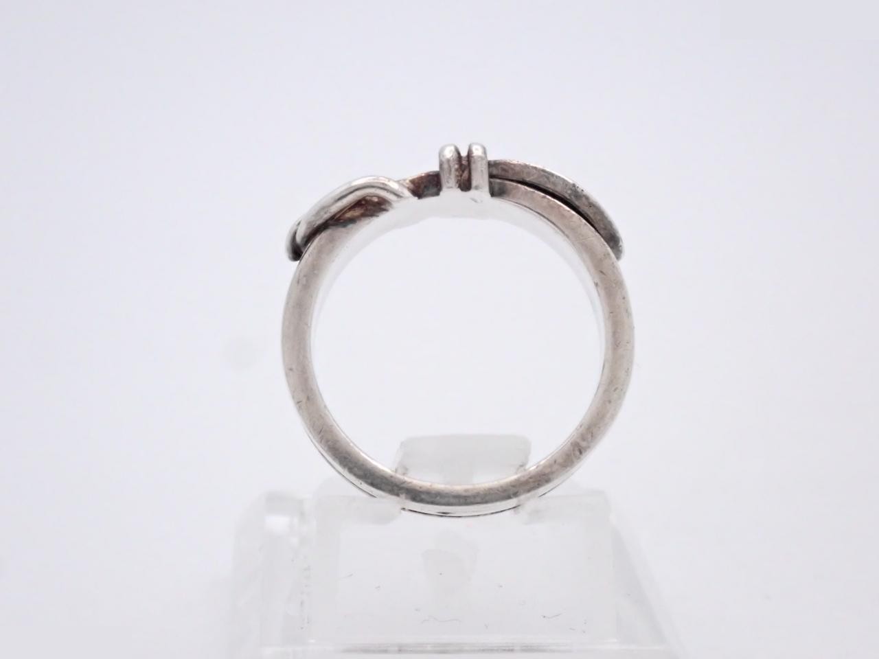 Ceinture Ring, SV925/4.5g, Stamped #48 — view 3