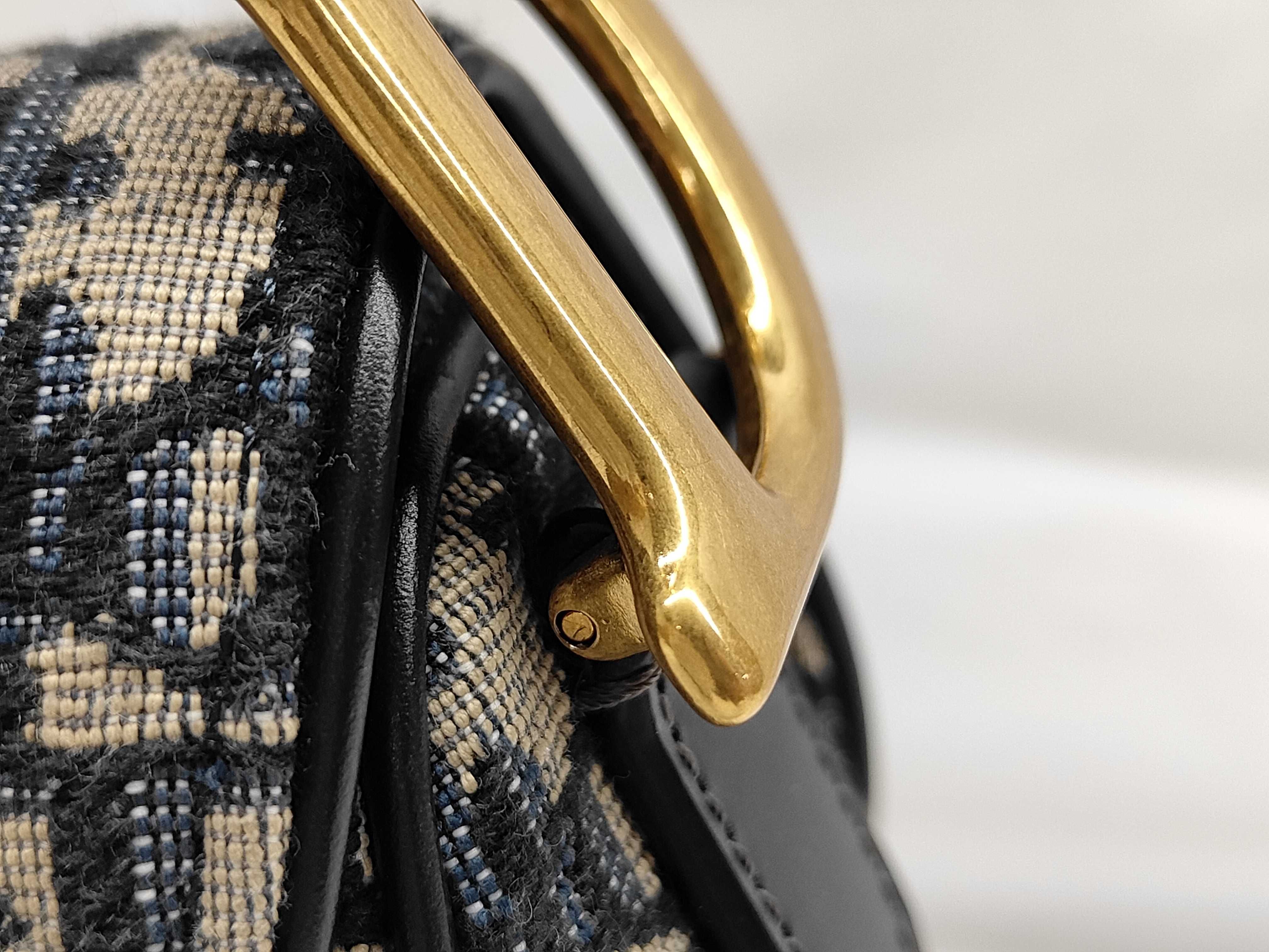 Oblique Saddle Bag Shoulder Bag — view 3