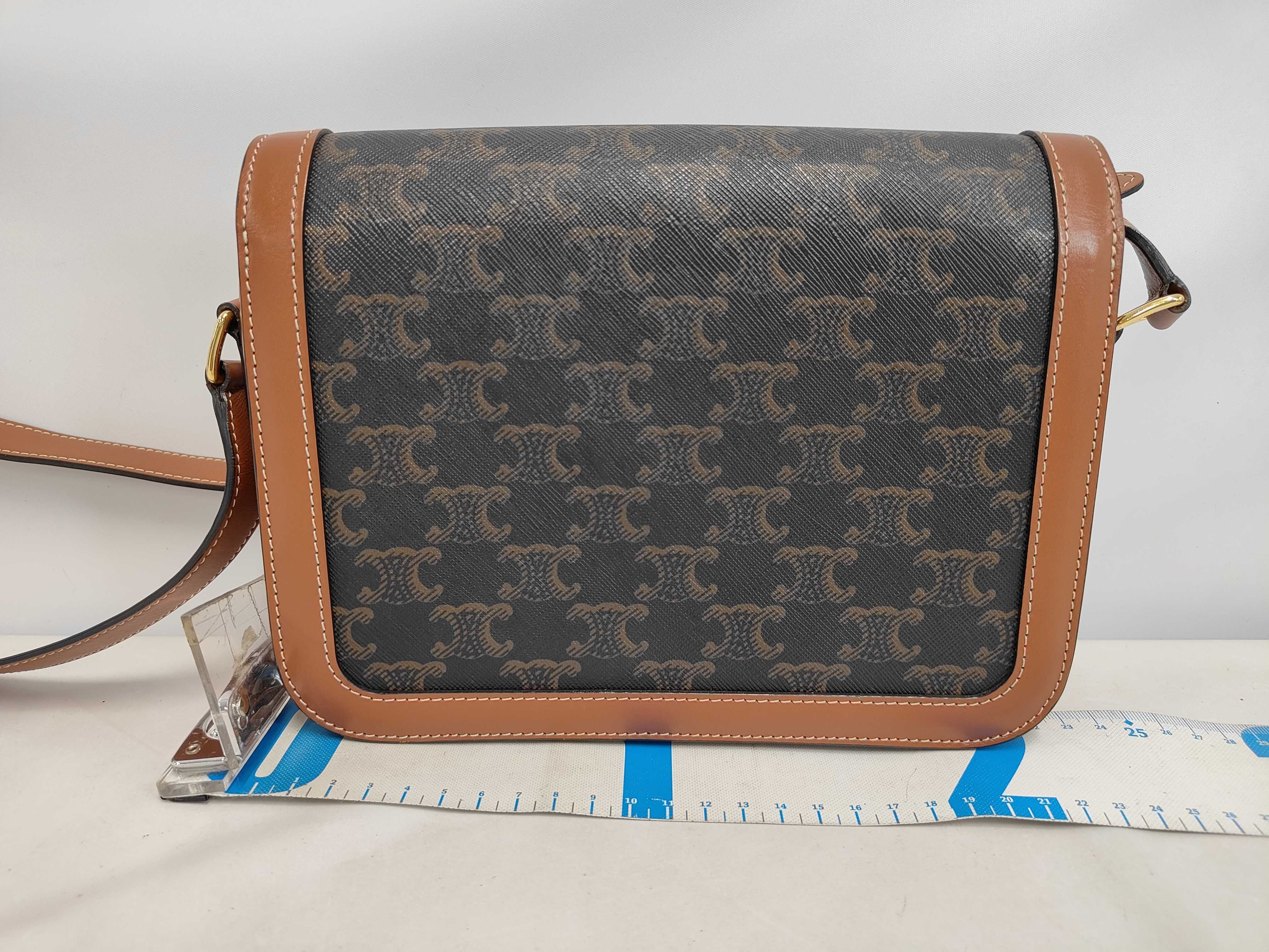 Triomphe Classic Large Caramel Shoulder Bag 191242BZ4.04LU — view 2
