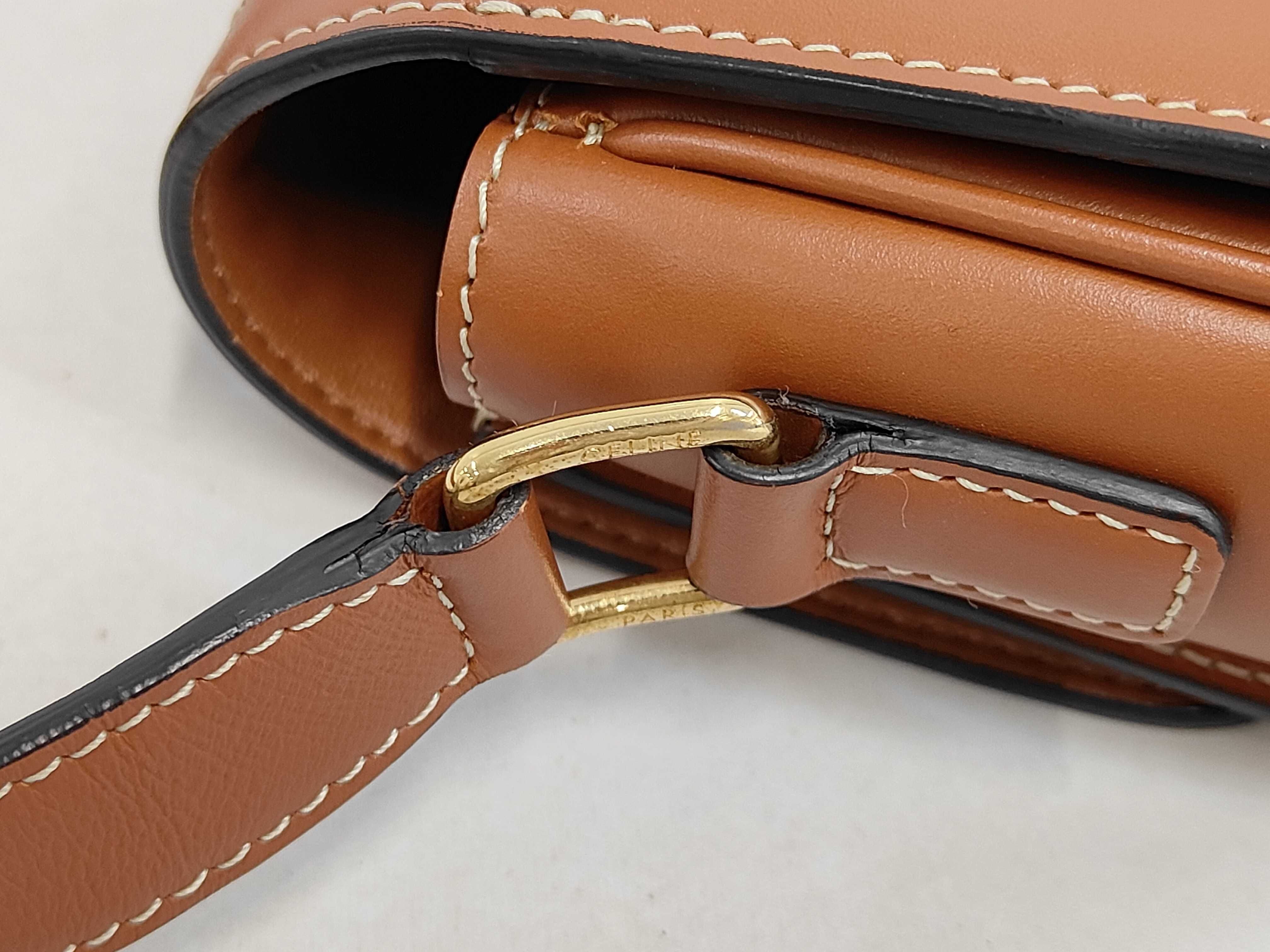Triomphe Classic Large Caramel Shoulder Bag 191242BZ4.04LU — view 6