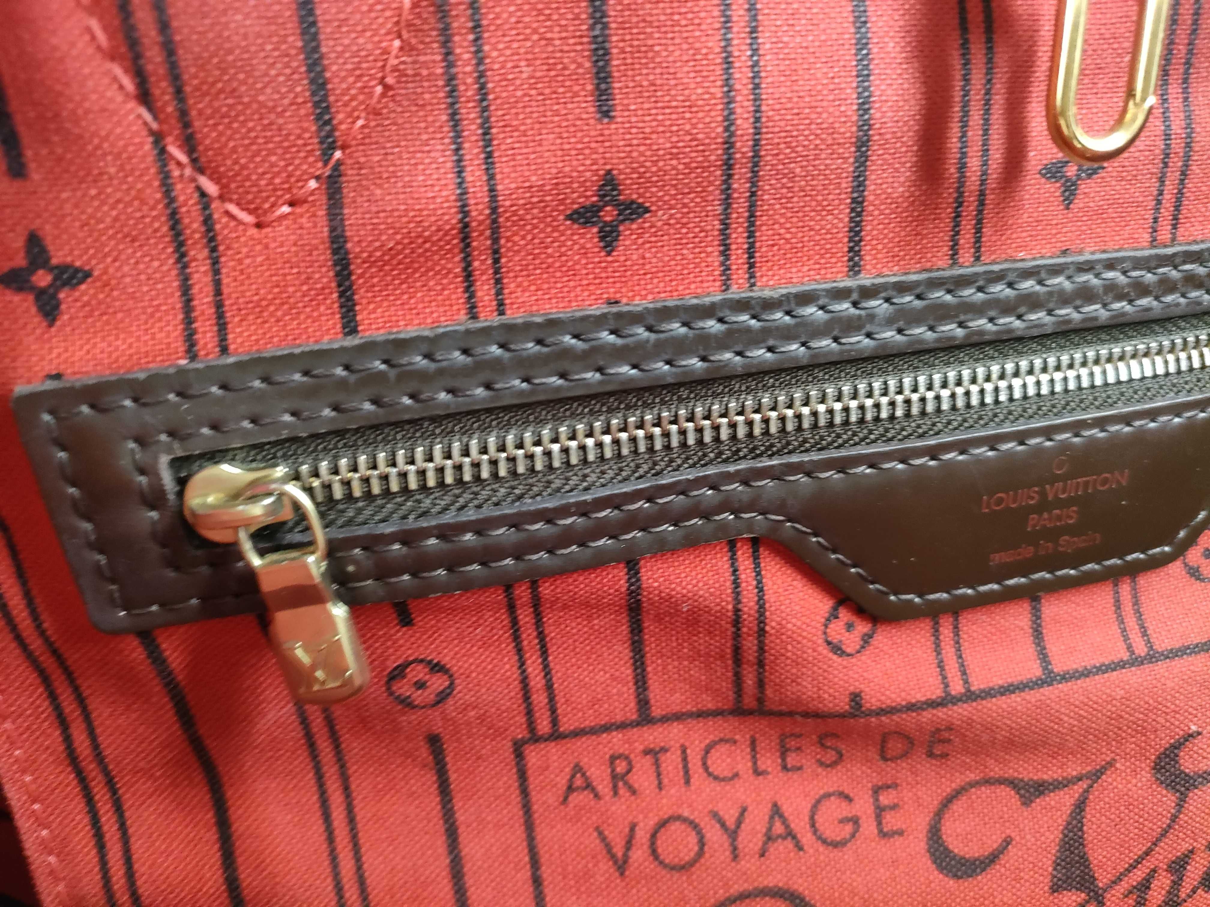 Damier N41358 Neverfull MM Tote Bag — view 14