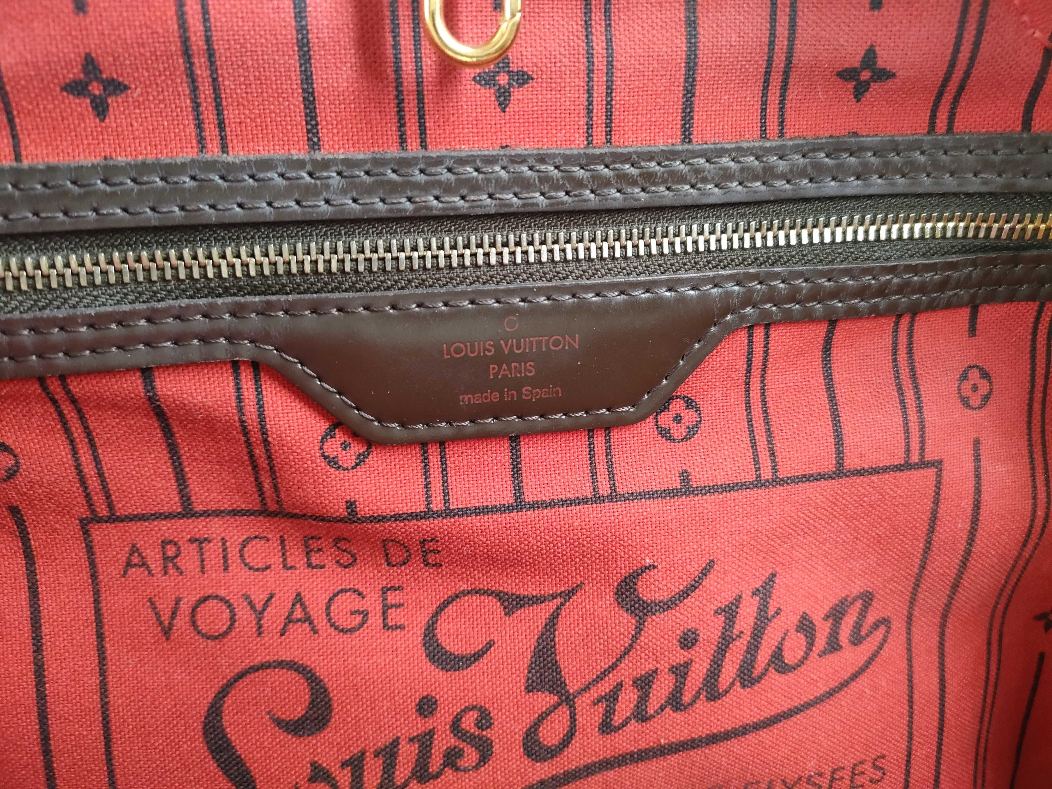Damier N41358 Neverfull MM Tote Bag — view 15
