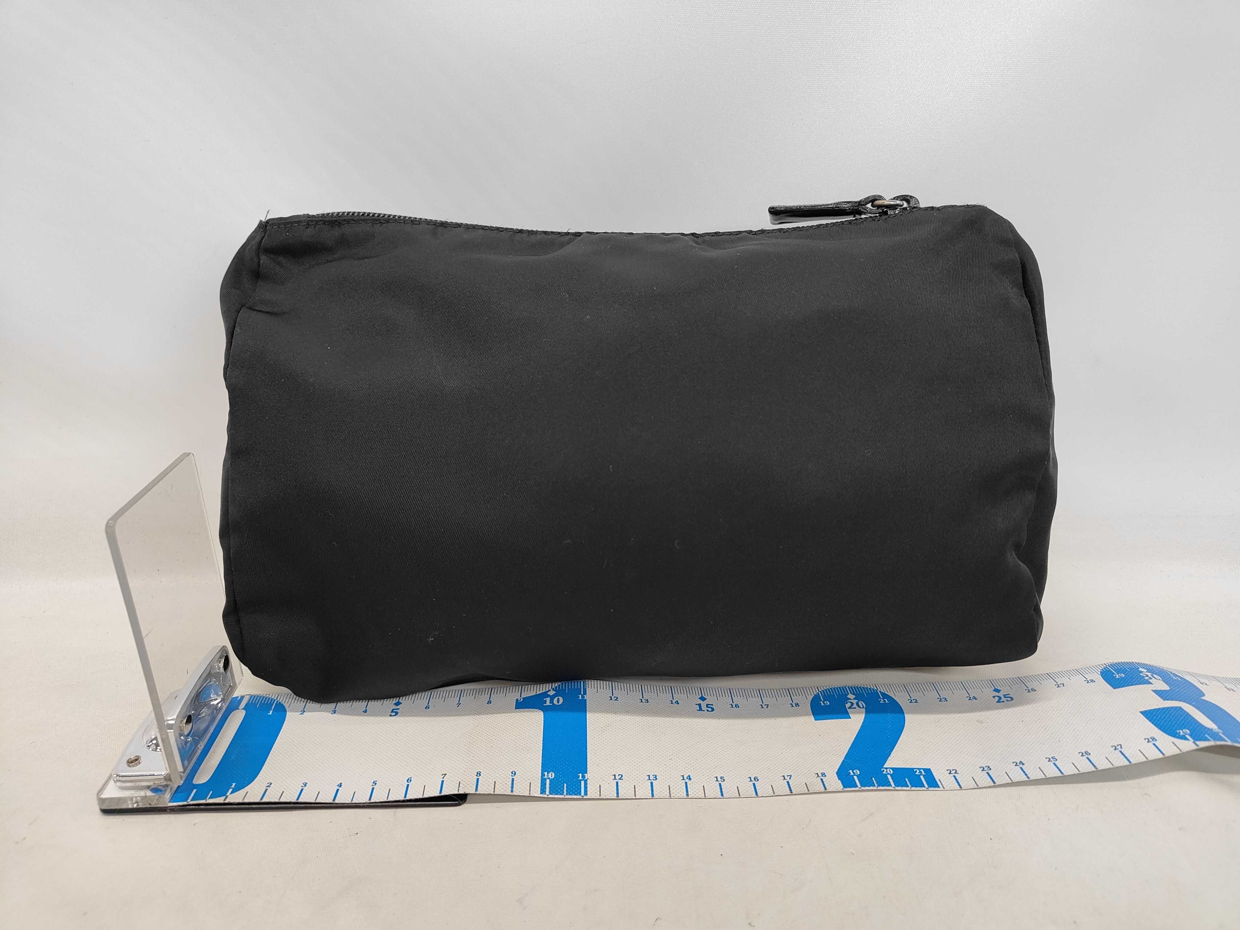 Nylon Triangle Logo Pouch — view 2