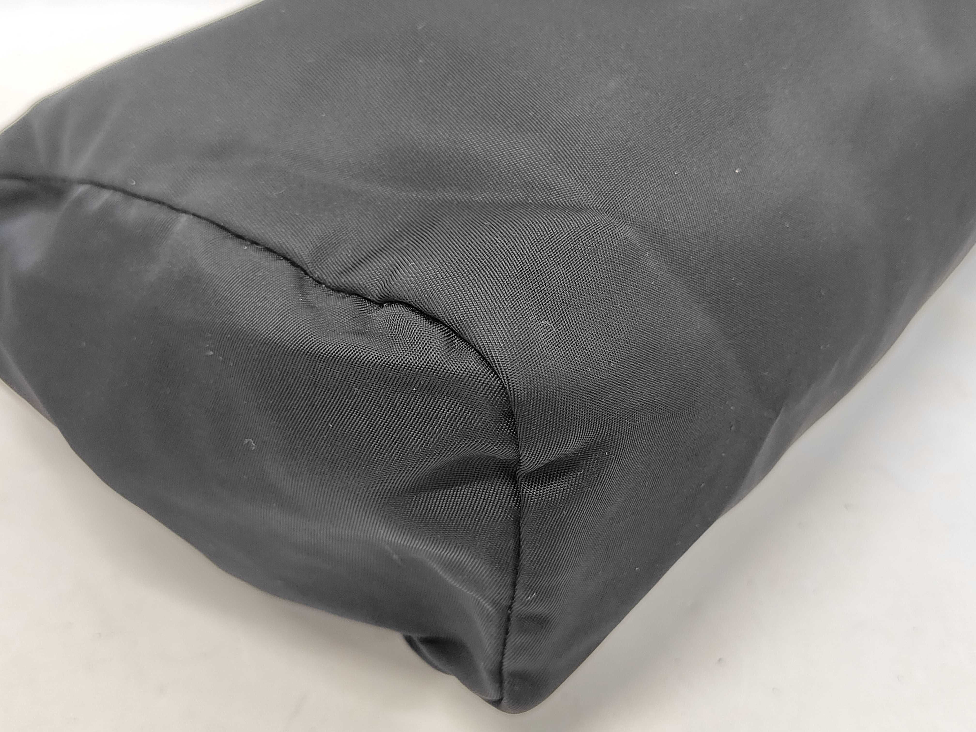Nylon Triangle Logo Pouch — view 4