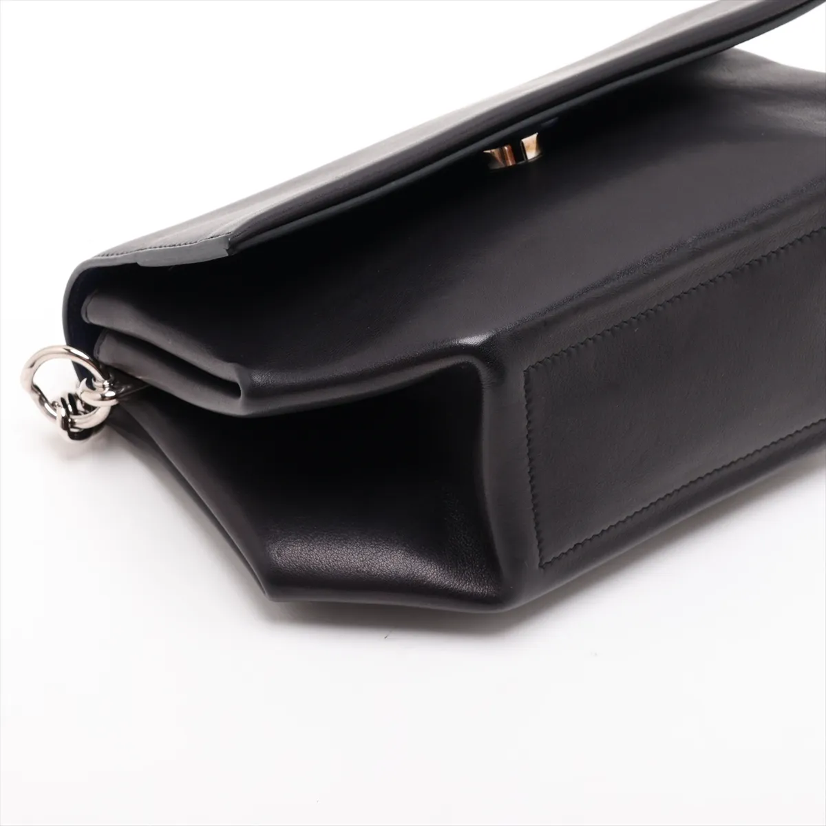 Opli 24, Veau Swift leather, black, silver hardware, D: 2019 — view 4