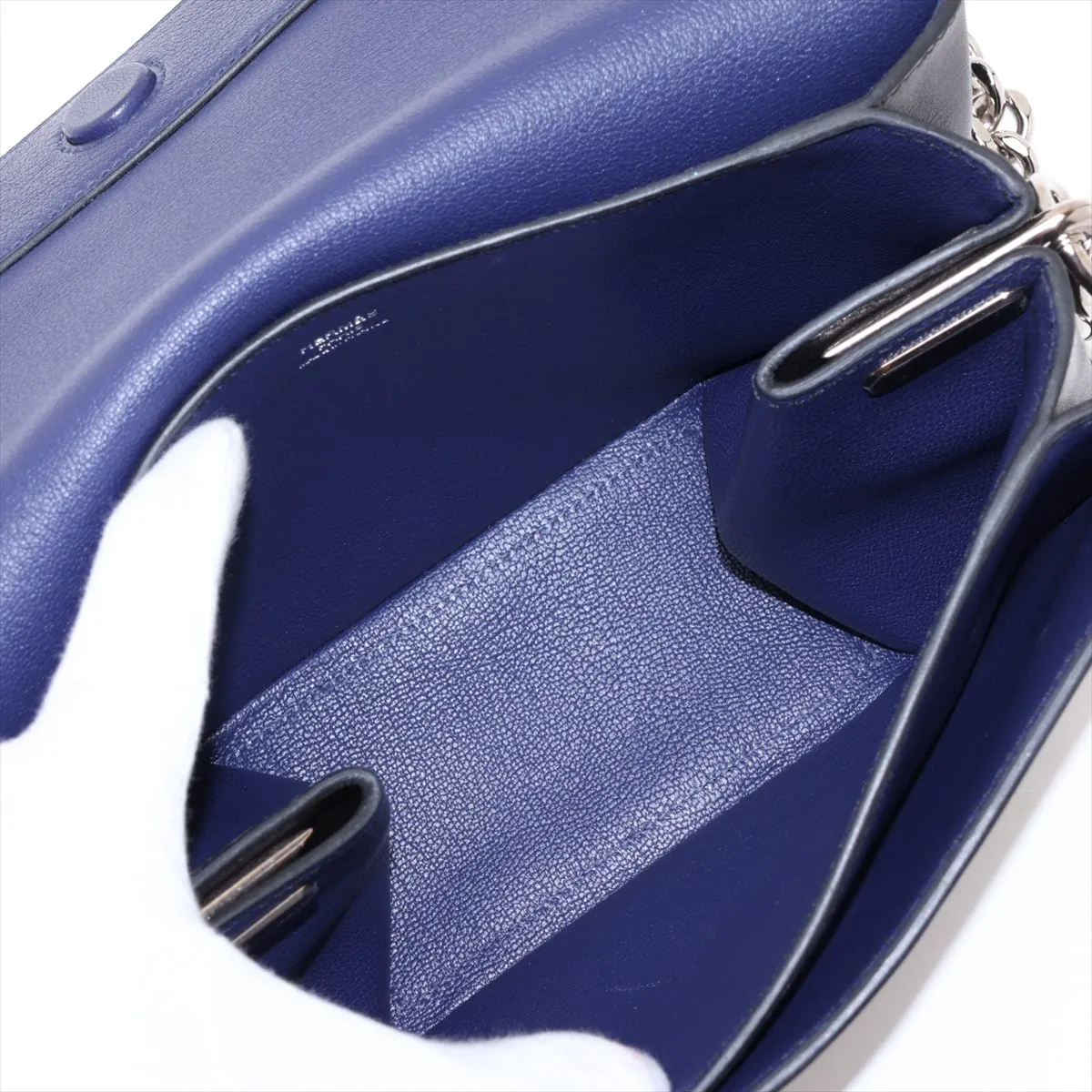 Opli 24, Veau Swift leather, black, silver hardware, D: 2019 — view 7