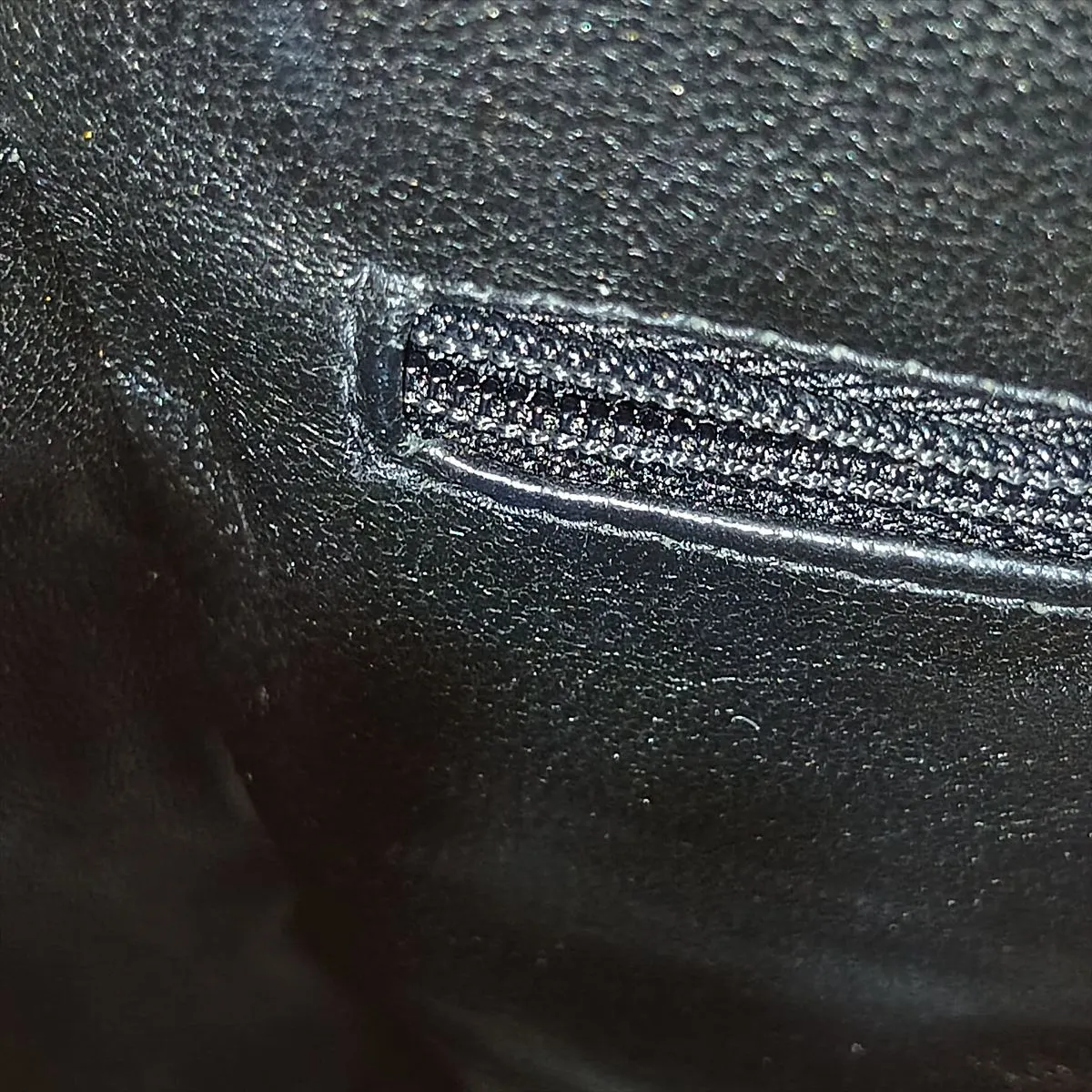 Matelassé Lambskin Shoulder Bag with Fringe, Black with Gold Hardware, 3114159, Series 3 — view 14