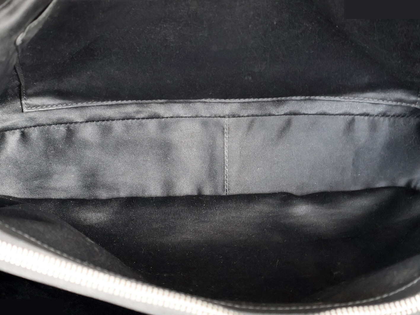 Caviar Skin GST Chain Tote Bag, Black — view 11