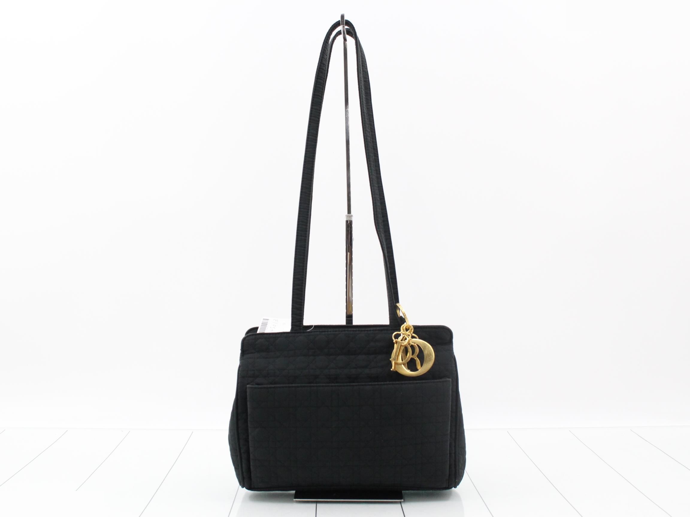 Lady Dior Cannage Nylon Shoulder Bag
