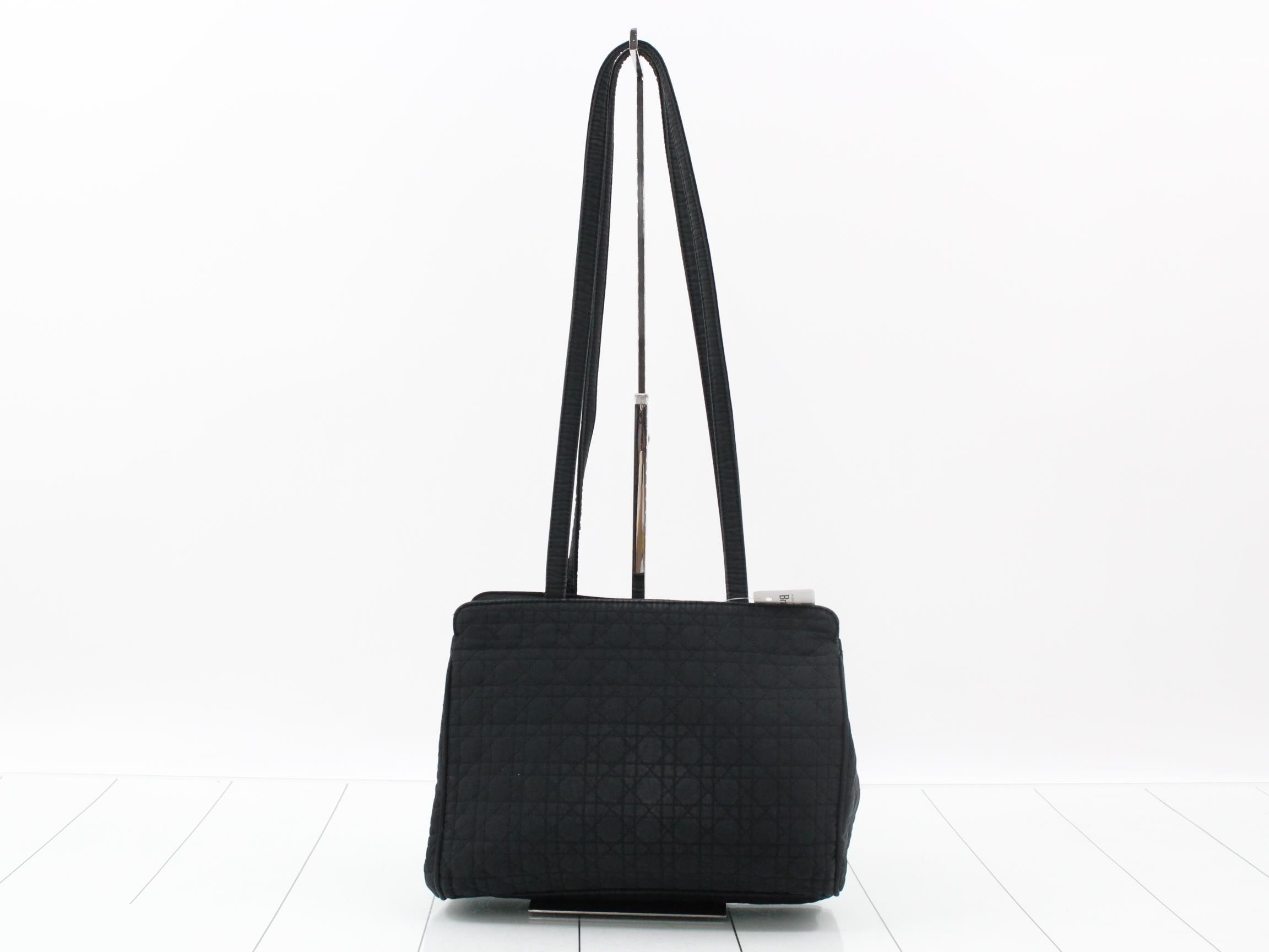 Lady Dior Cannage Nylon Shoulder Bag — view 2