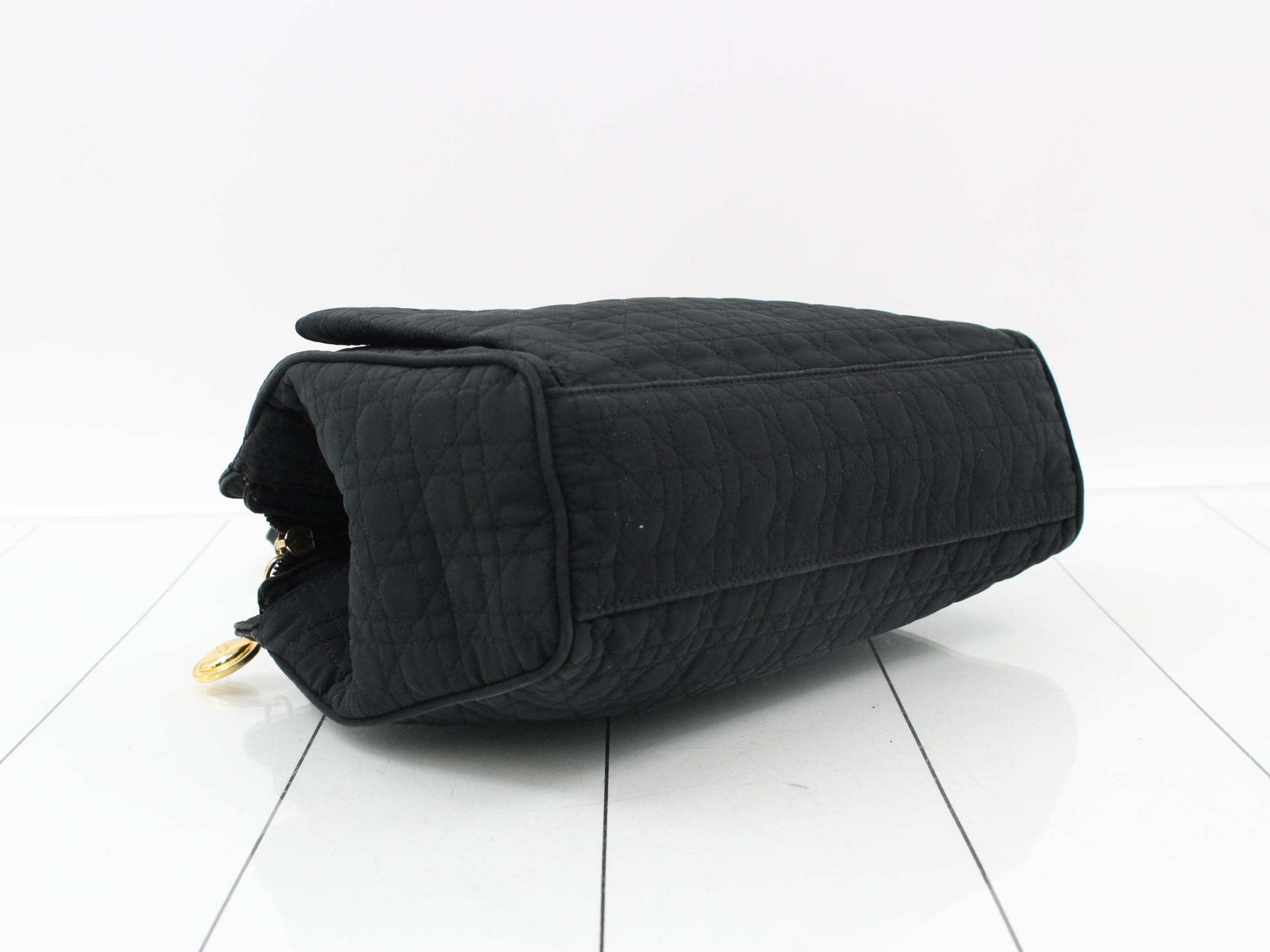 Lady Dior Cannage Nylon Shoulder Bag — view 5