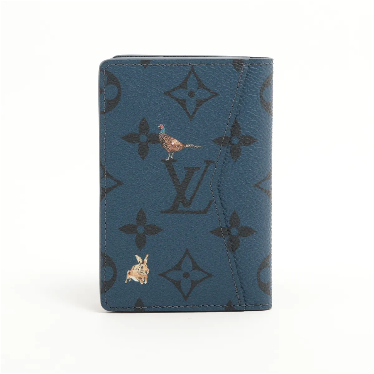 Monogram Pocket Organizer - Blue Card Case M26979 (RFID detected) — view 2