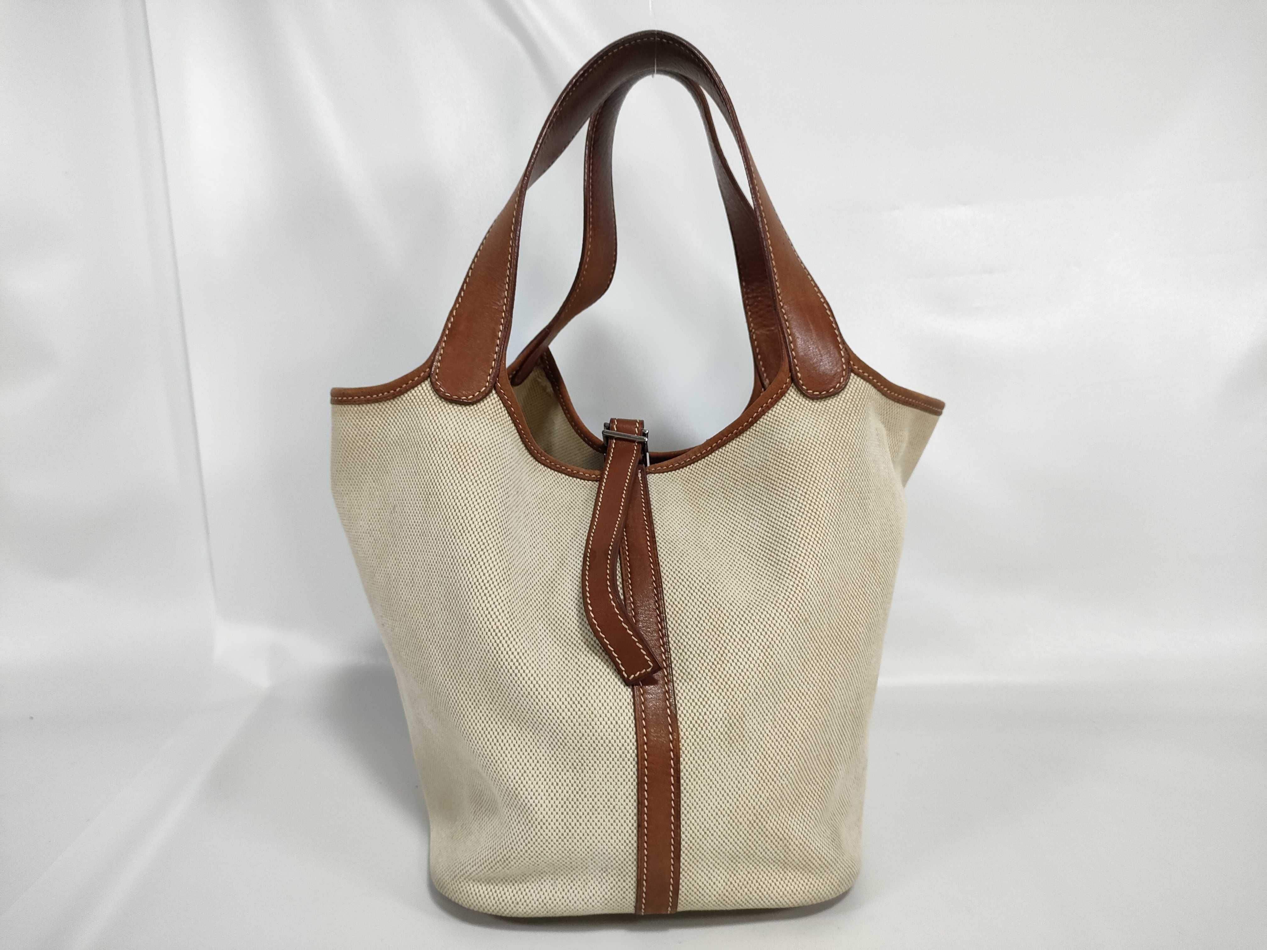 Picotin Toile H Handbag