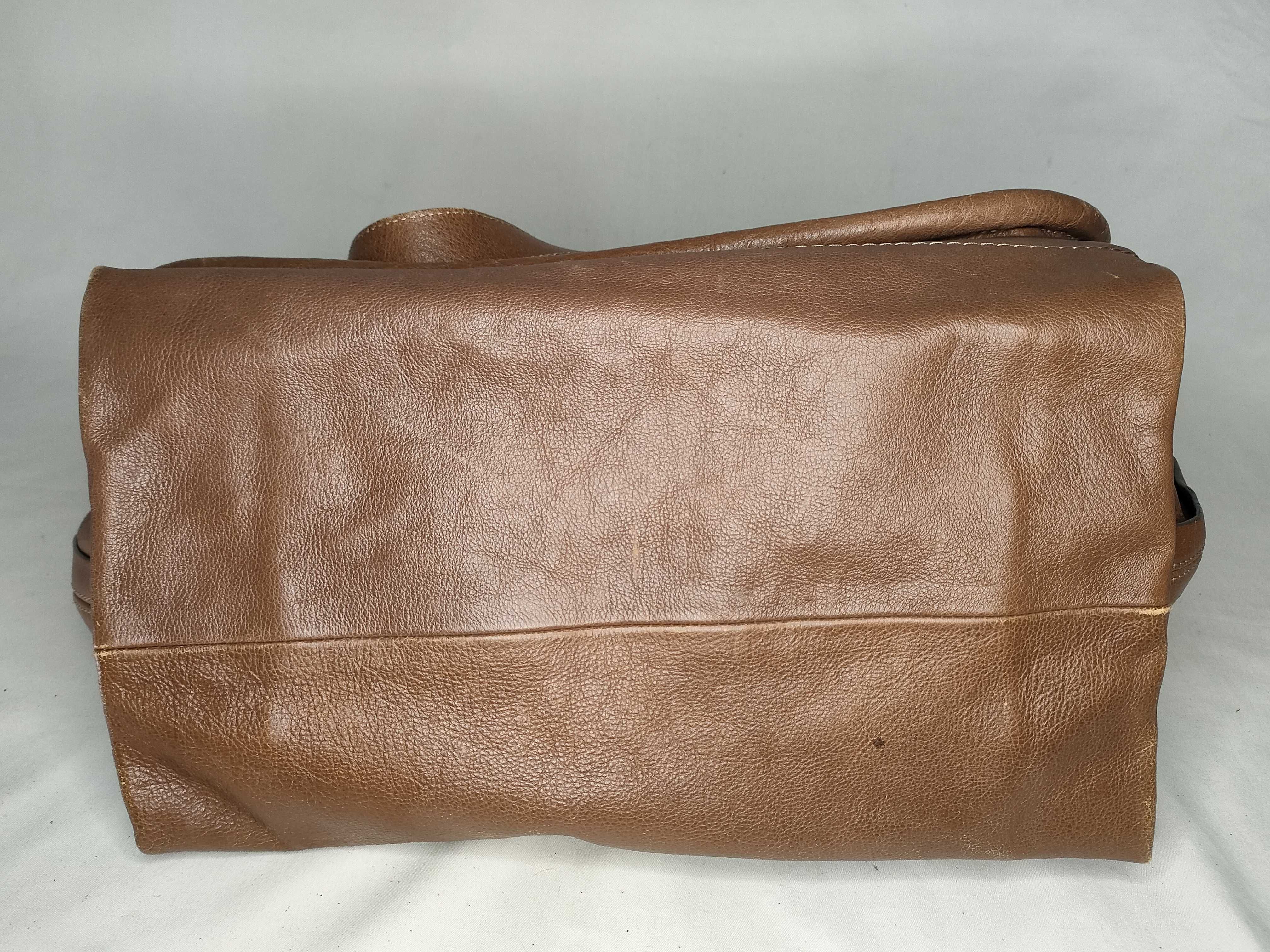 Paraty Tote Bag, Leather, Brown Tote Bag — view 7