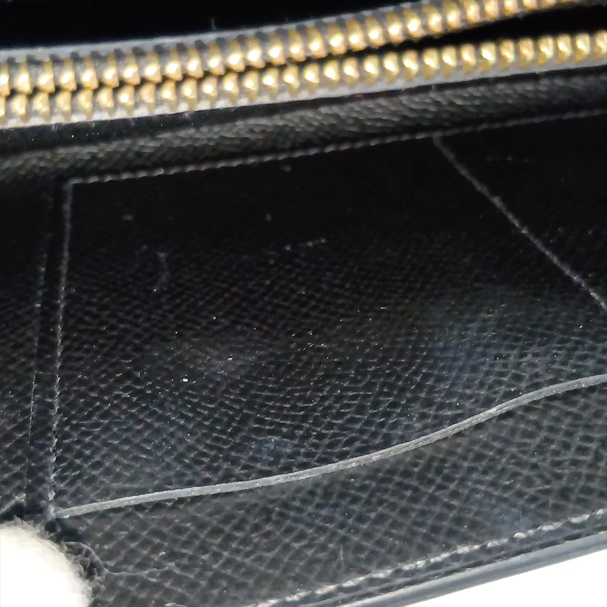 [Individually packaged] Hermes Kelly Wallet To Go, Veau Epsom, Black, Gold Hardware, Z: 2021 — view 10