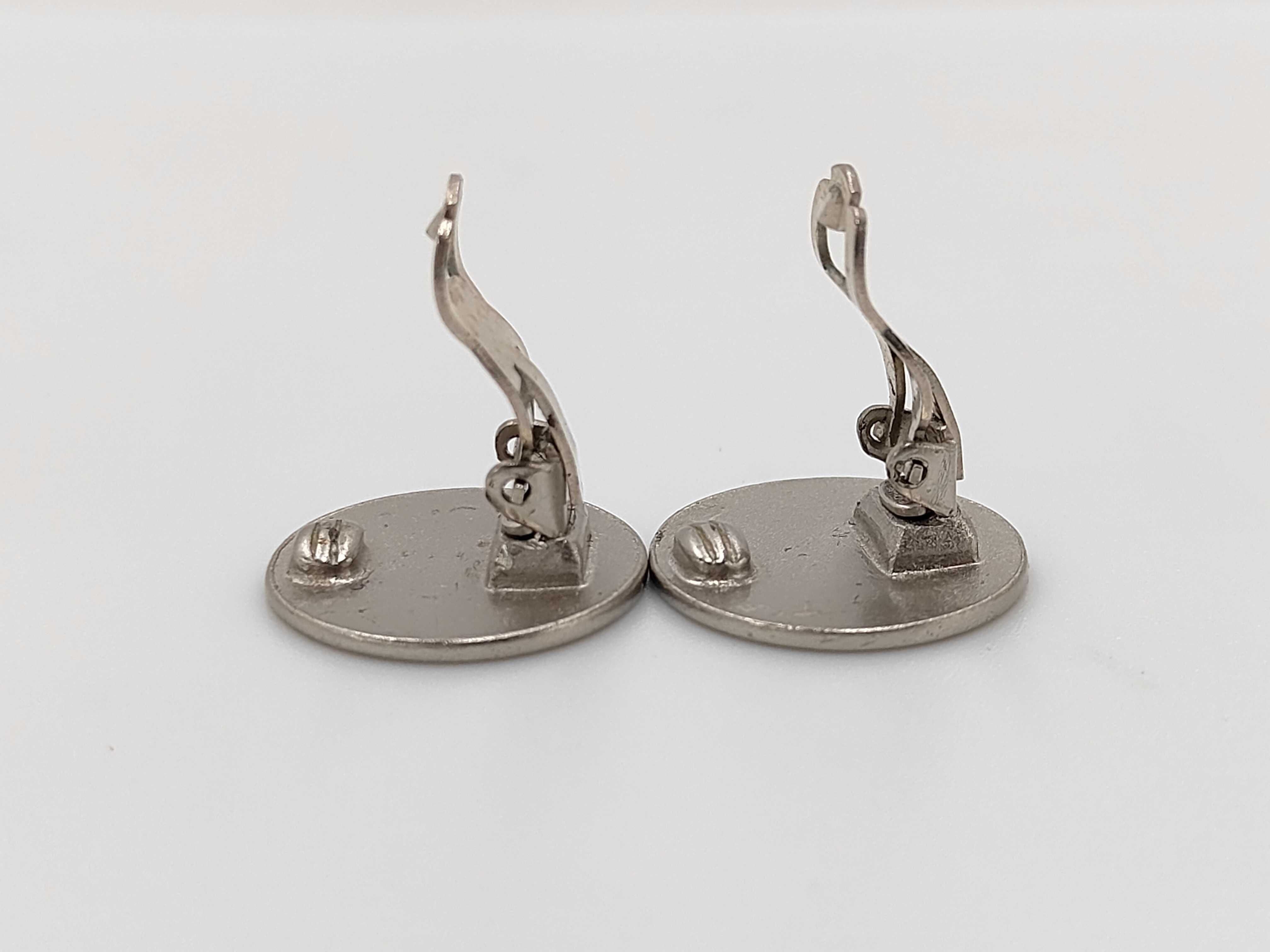 Silver Black Metal Coco Mark CROISIERE 2000 Earrings (with comments) 00C Earrings — view 5