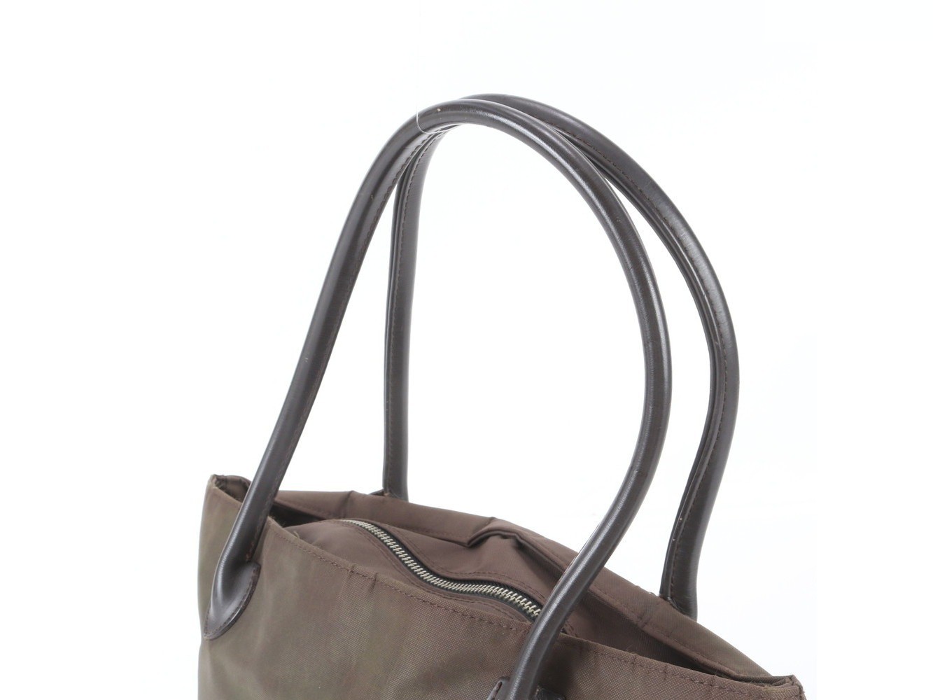 Nova Check Leather Tote Bag — view 2