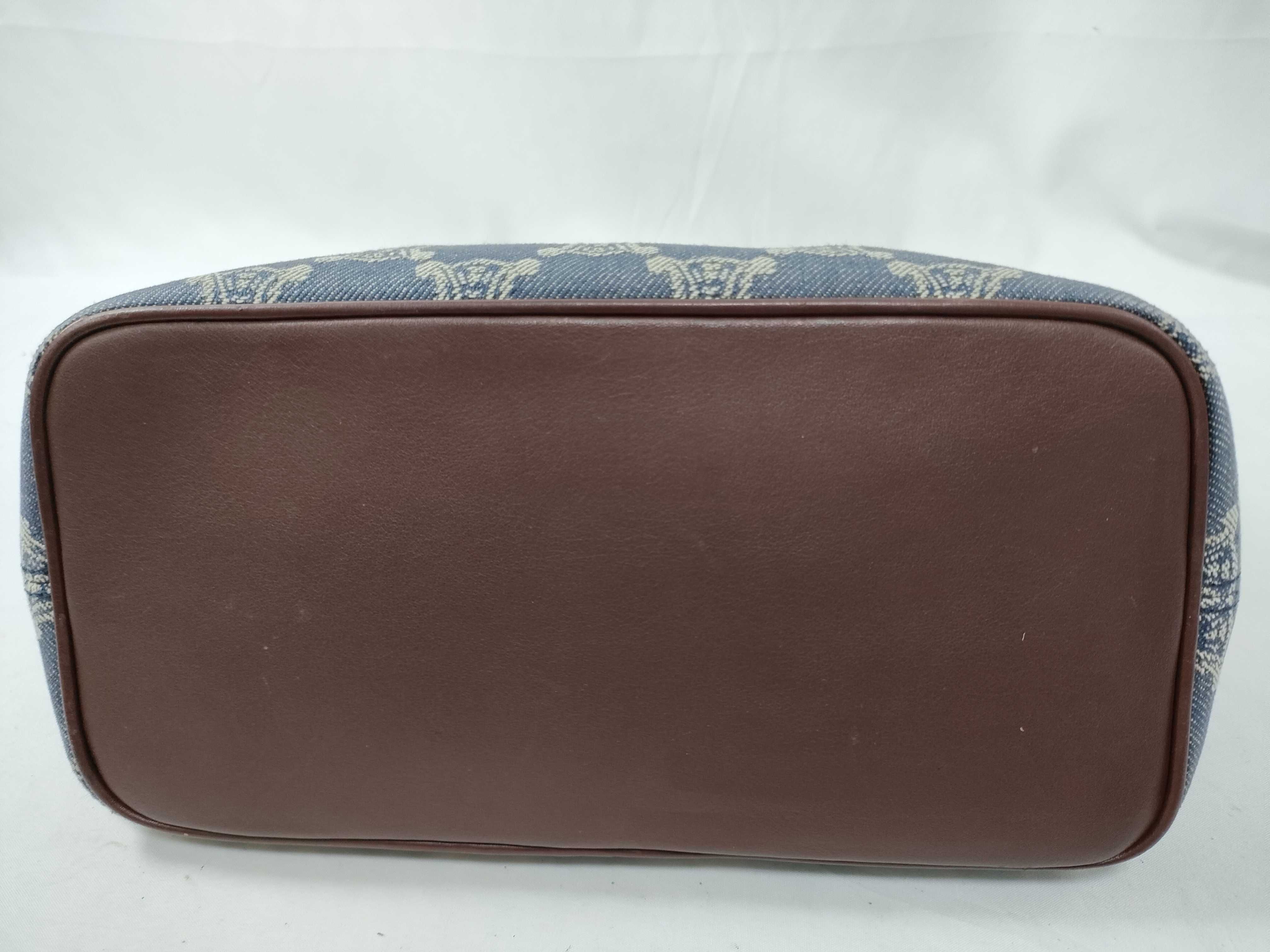 Paris Macadam Accessory Pouch Denim Shoulder Bag — view 6