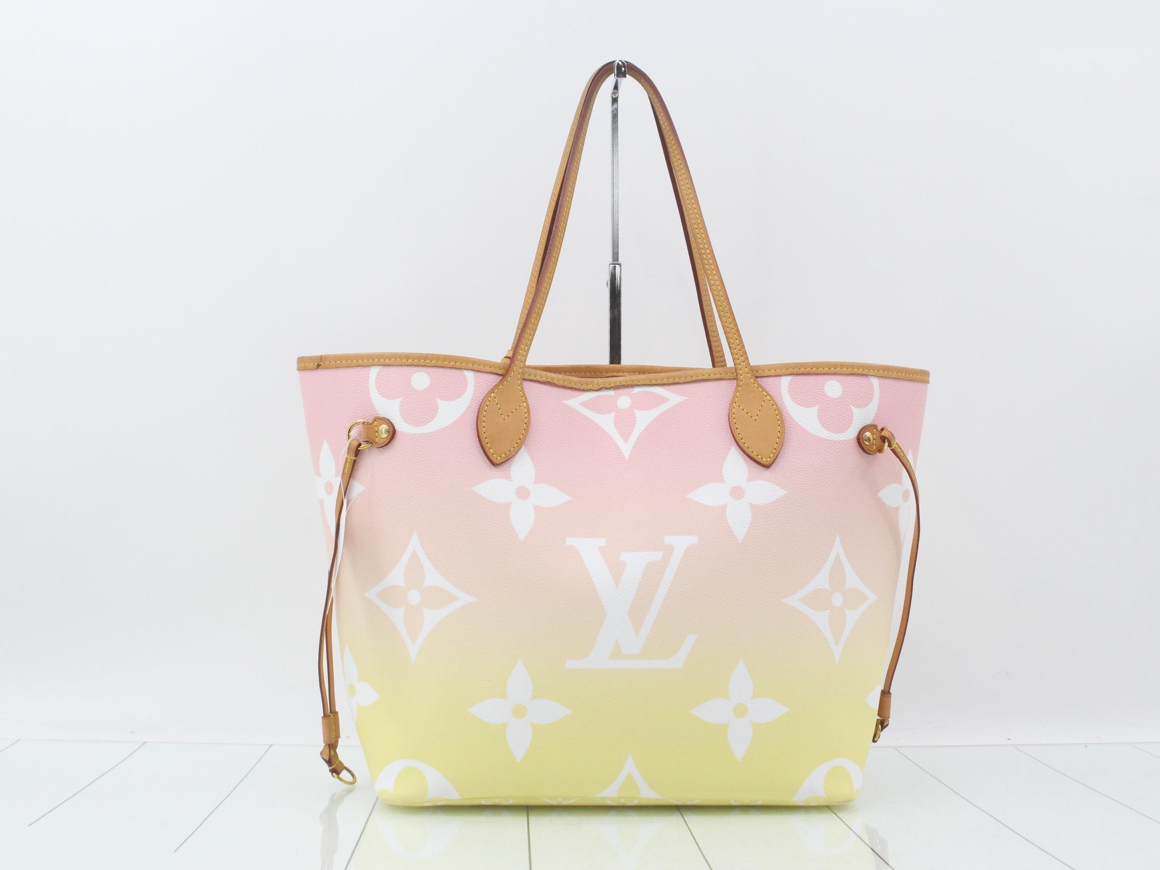 By the Pool Monogram Neverfull MM Tote Bag with Pouch — view 2