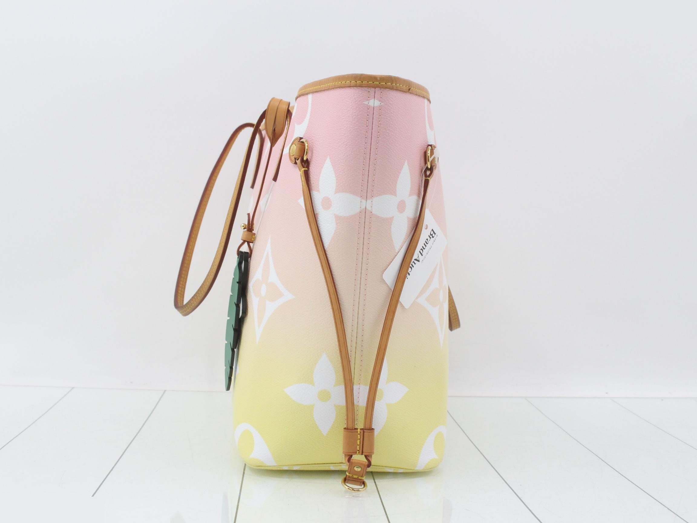 By the Pool Monogram Neverfull MM Tote Bag with Pouch — view 3