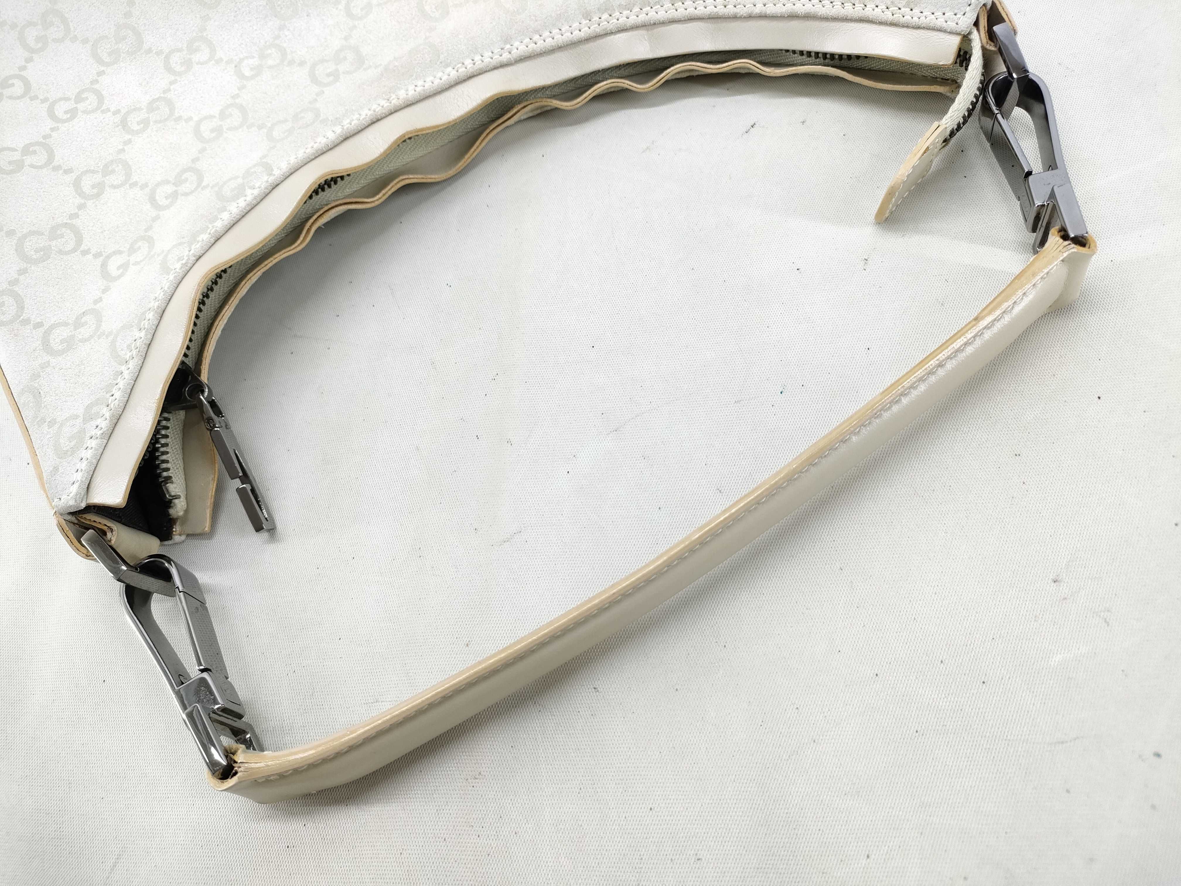 GG Suede GG Pattern One-Shoulder Bag — view 5