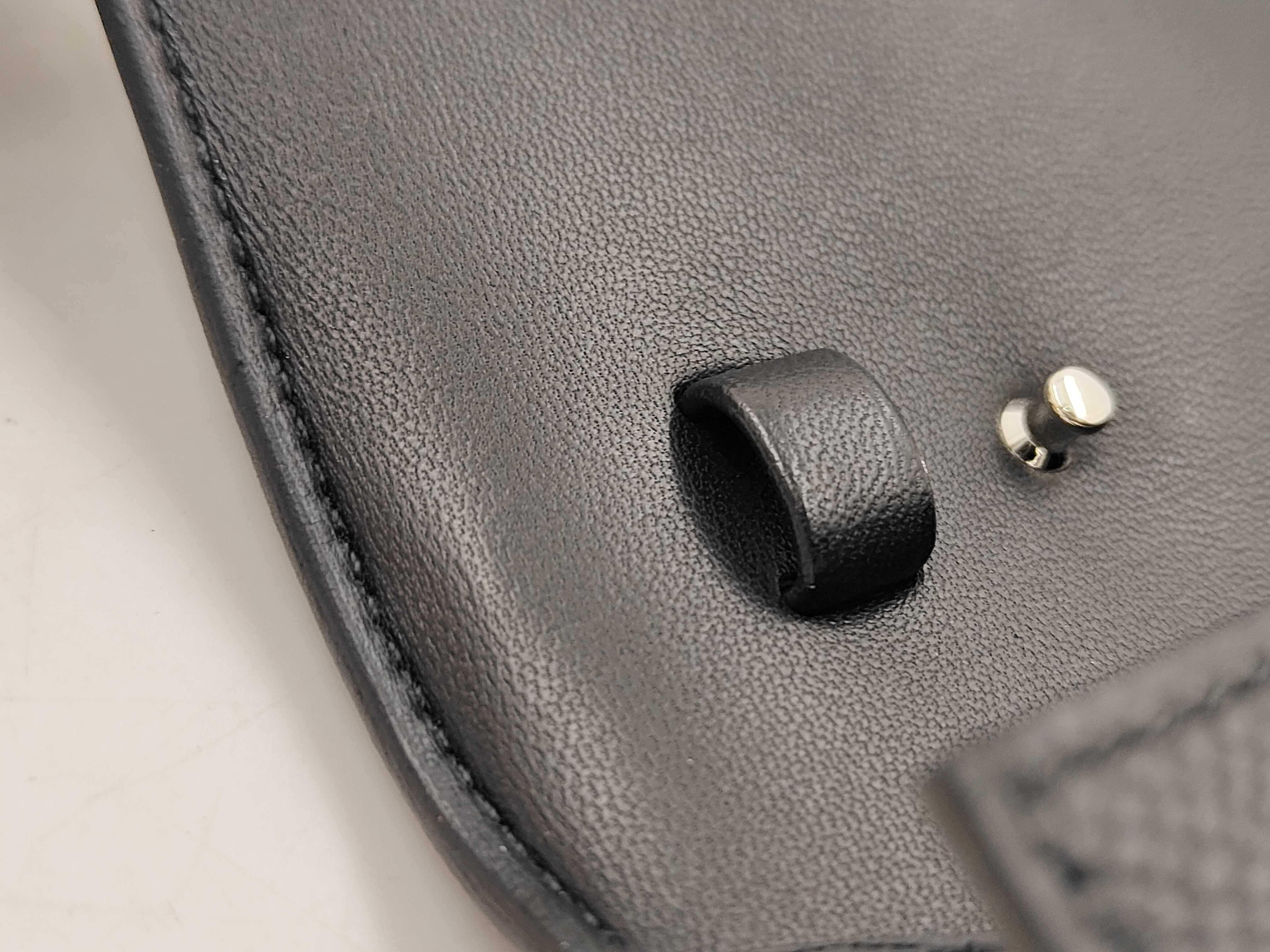 Constance To Go Epsom Black Silver Hardware K Stamp Shoulder Bag — view 8