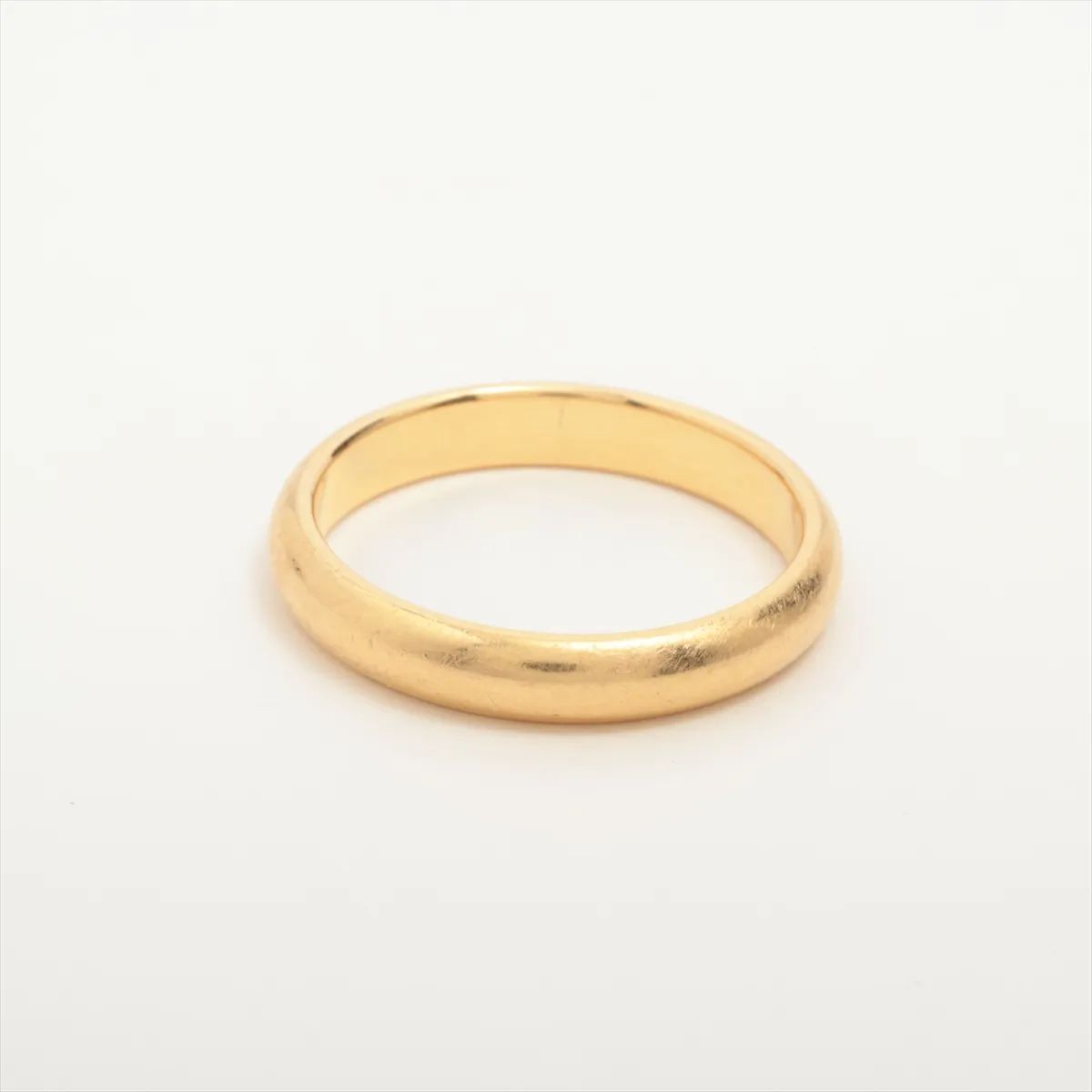 Wedding Ring 750(YG) 4.9g 57 TIN786 Thread — view 2
