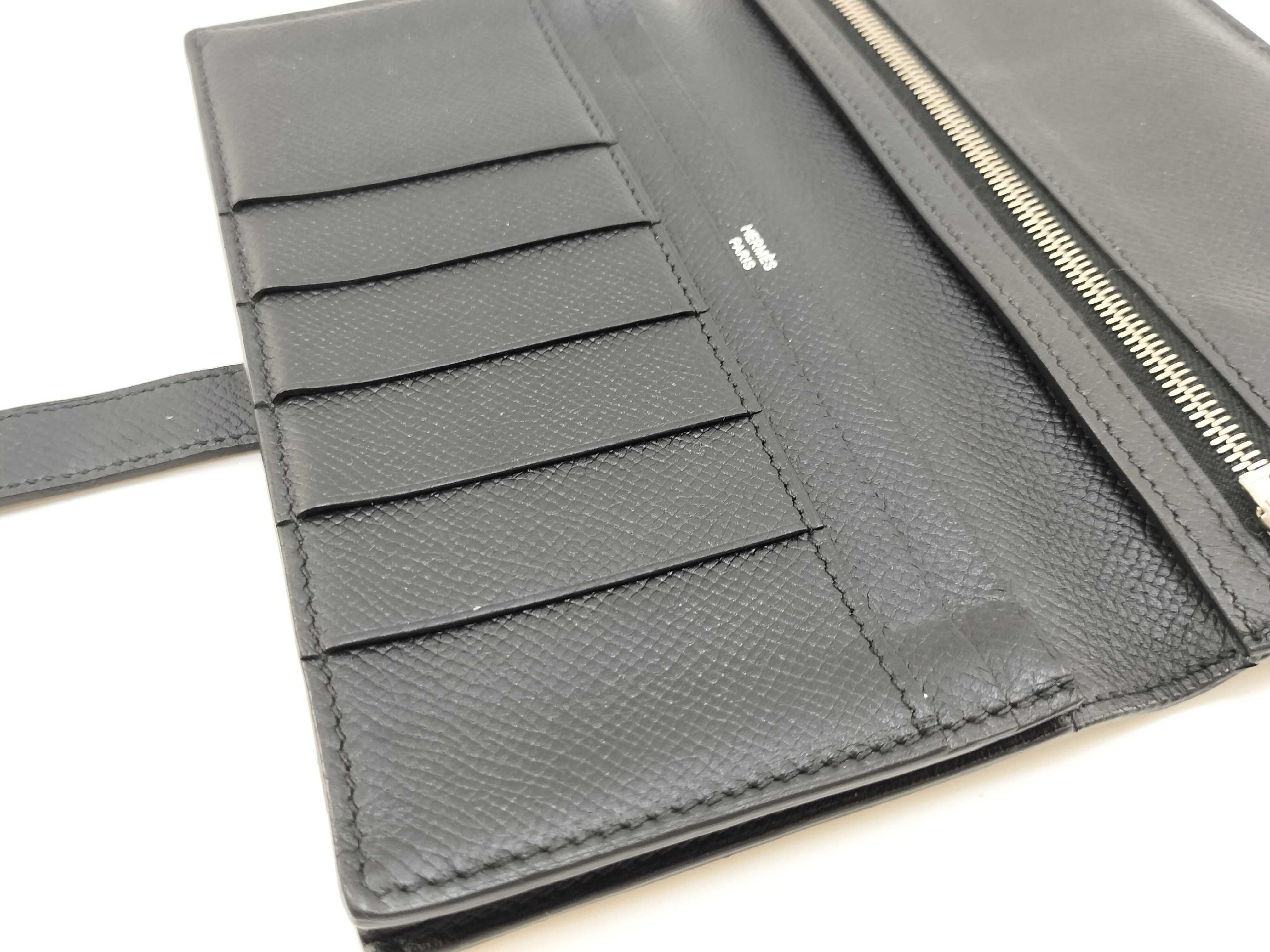 Bearn Hermes Bearn Black Wallet — view 10