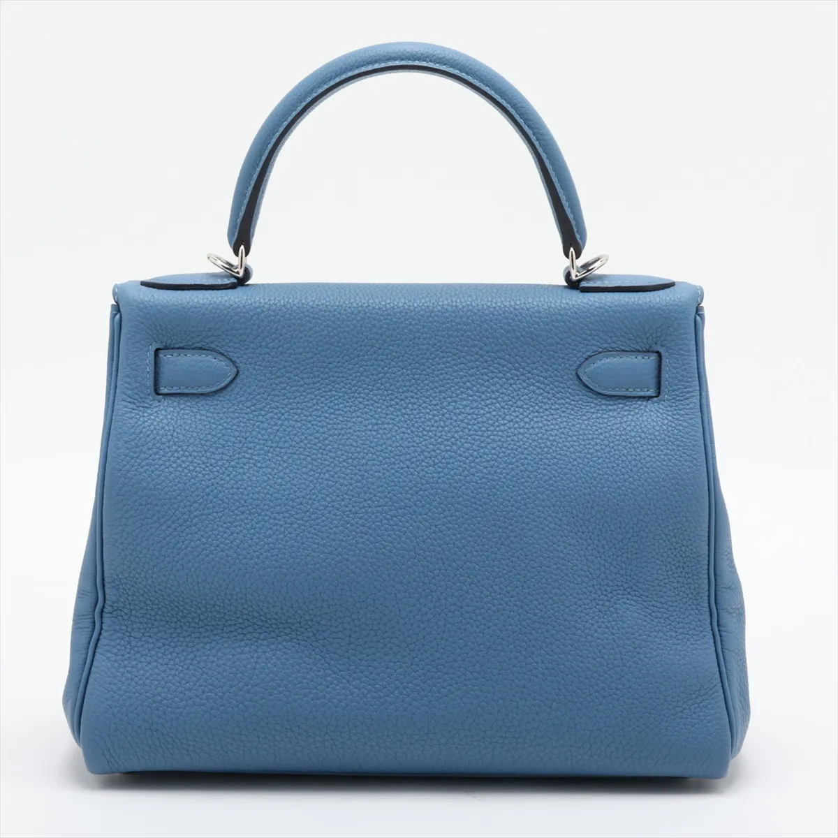 [Individually packaged] Hermes Kelly 28 Retourne Togo Azur Silver Hardware C: 2018 — view 2