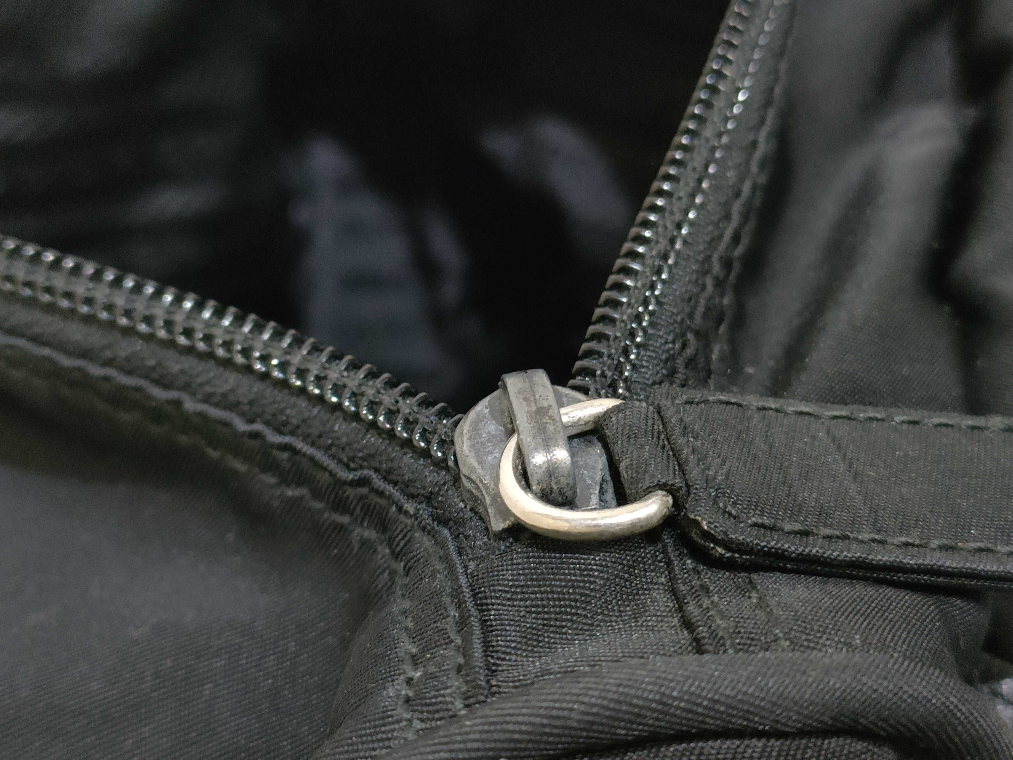 Nylon Shoulder Bag, Black Nylon Shoulder Bag — view 13