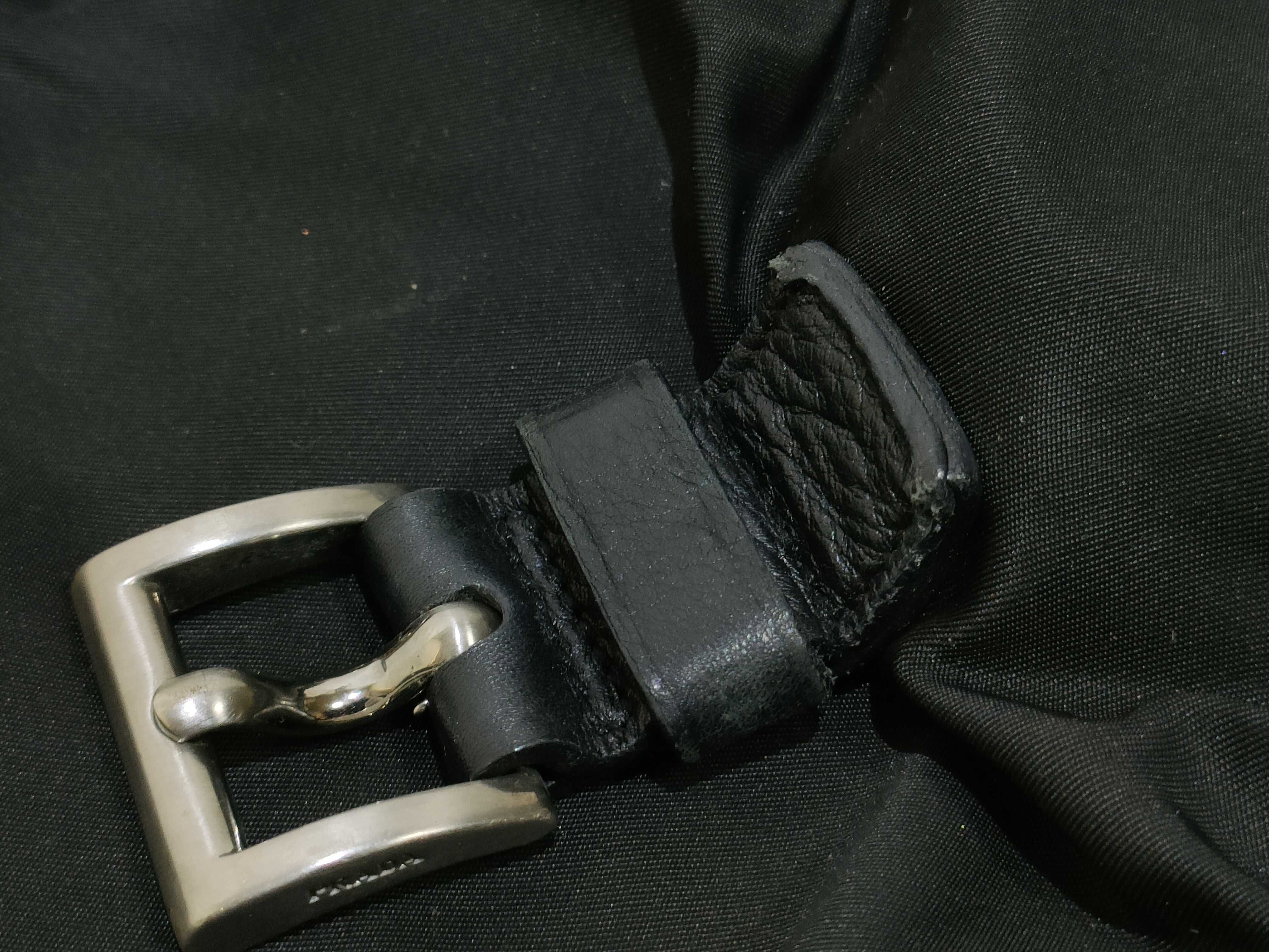 Nylon Shoulder Bag, Black Nylon Shoulder Bag — view 15