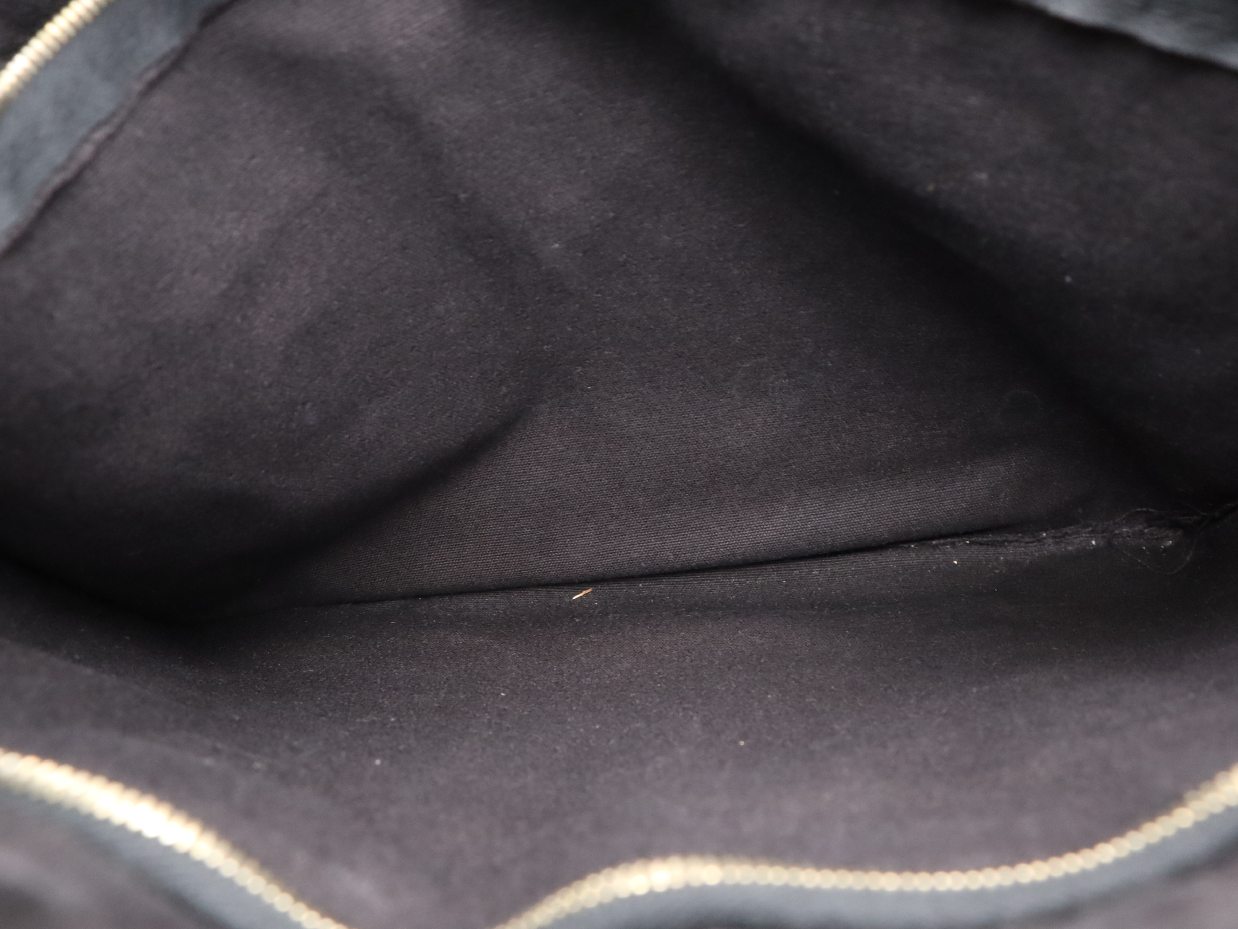 Canvas Fourre-Tout Tote MM Black with Silver Hardware Tote Bag — view 12