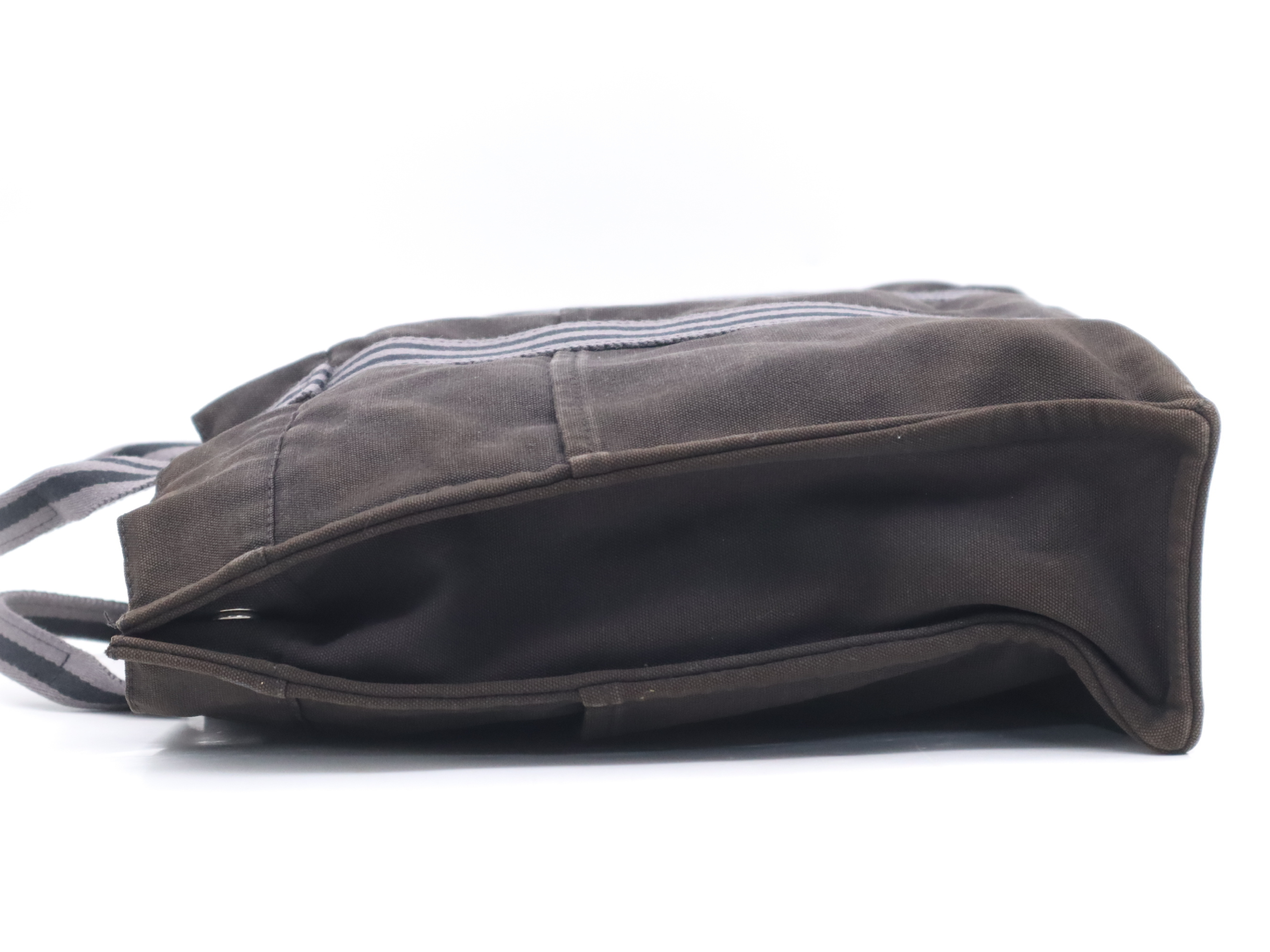 Canvas Fourre-Tout Tote MM Black with Silver Hardware Tote Bag — view 3