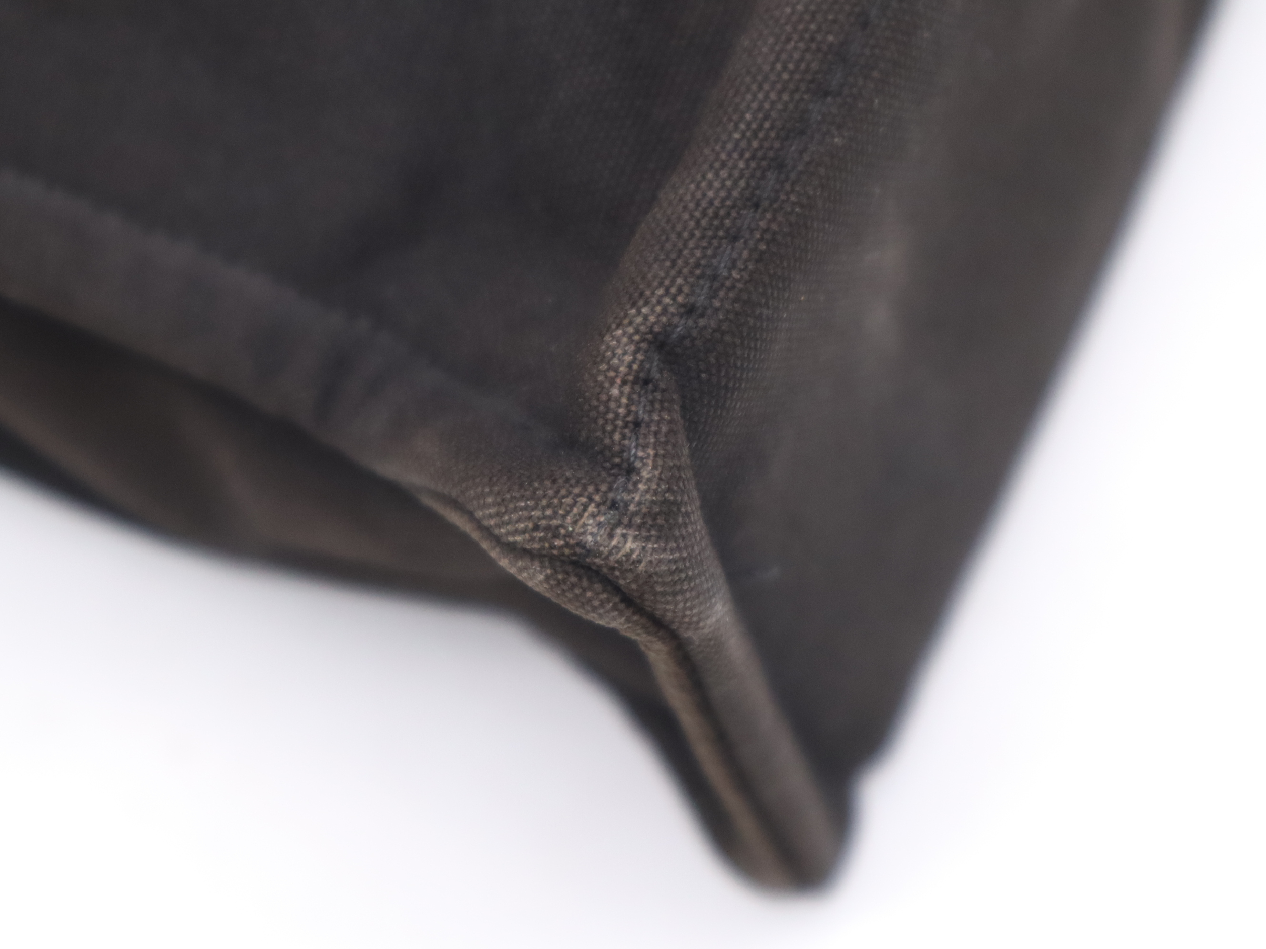 Canvas Fourre-Tout Tote MM Black with Silver Hardware Tote Bag — view 10