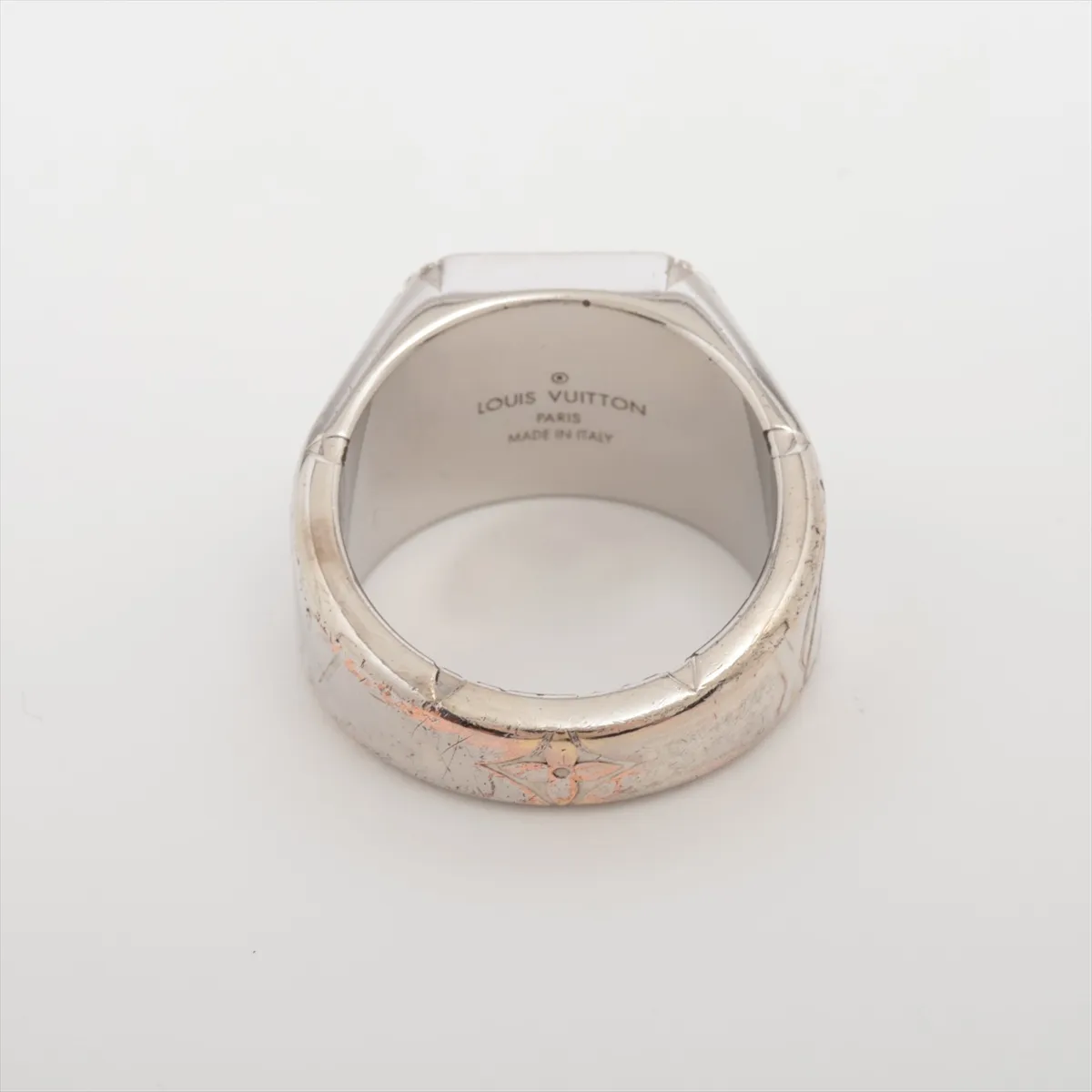M62487 Signet Ring Monogram DI1210 Ring M GP Silver — view 2