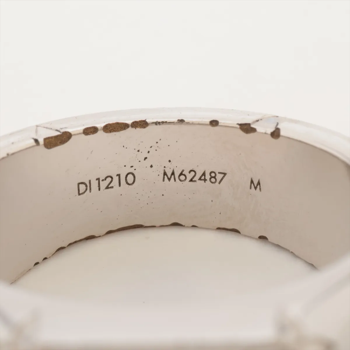 M62487 Signet Ring Monogram DI1210 Ring M GP Silver — view 4