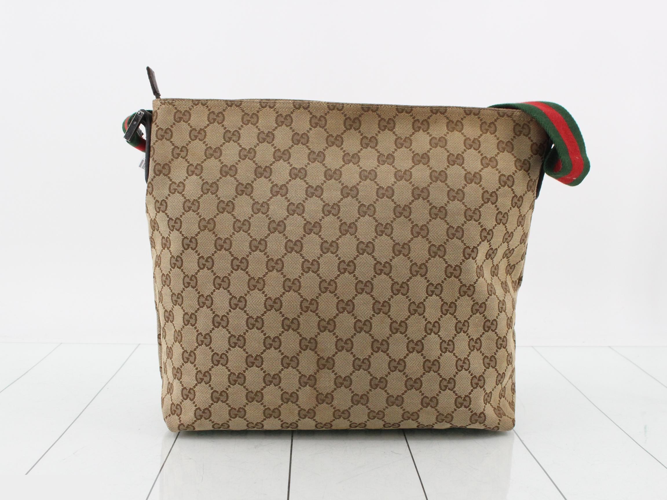 canvas shoulder bag, brown, Sherry line, 189751 — view 2