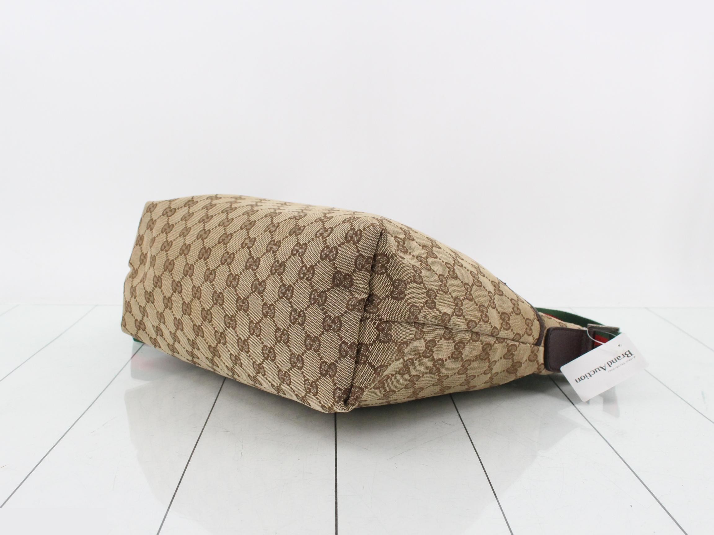 canvas shoulder bag, brown, Sherry line, 189751 — view 6