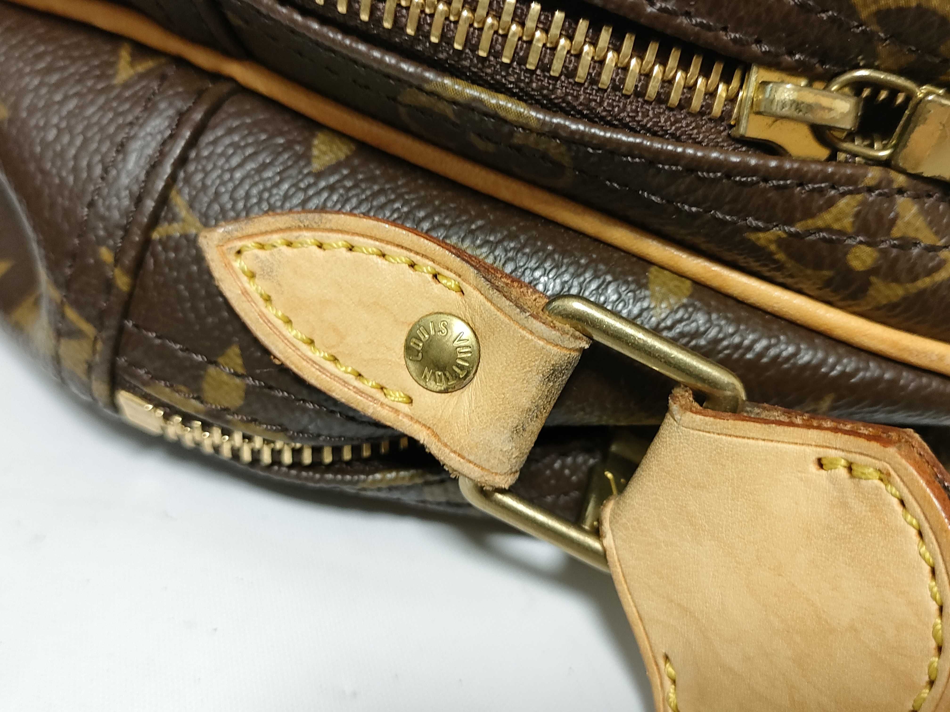 Monogram KR- Monogram Reporter PM M45254 Brown Shoulder Bag — view 5