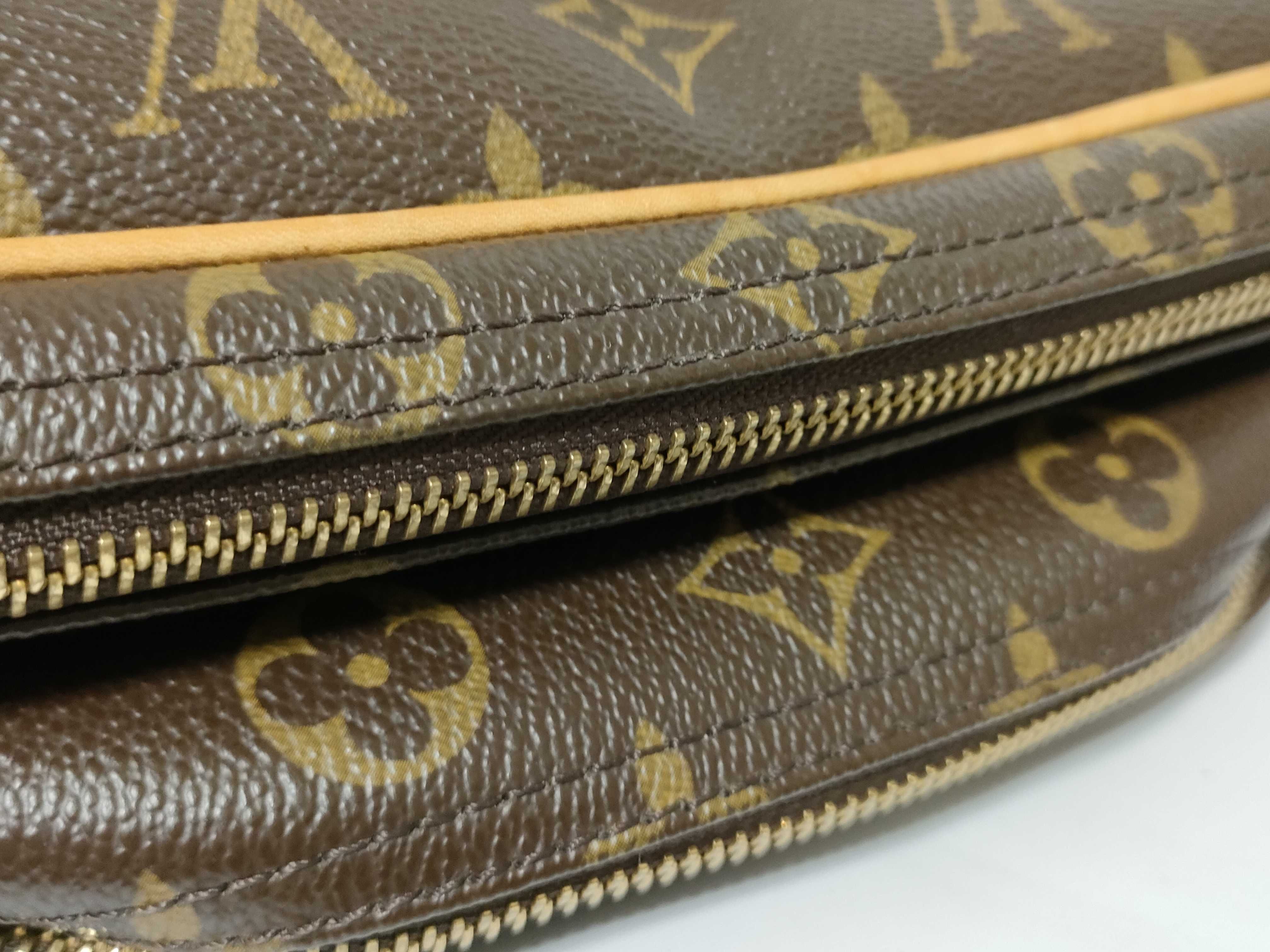 Monogram KR- Monogram Reporter PM M45254 Brown Shoulder Bag — view 6