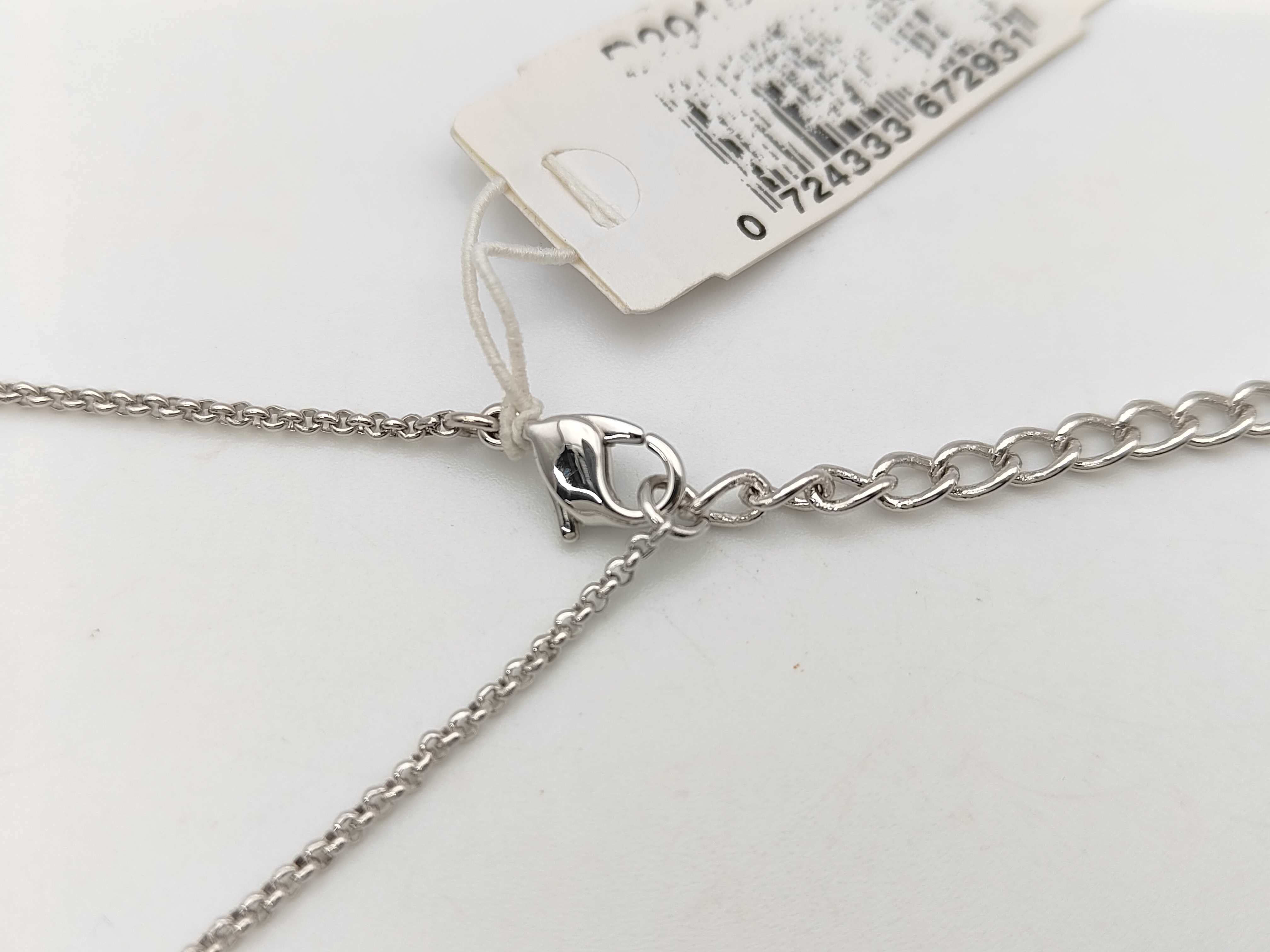 CD Logo Cube Rhinestone Necklace — view 4