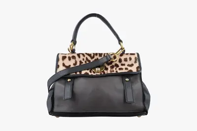 Muse Two Leather x Calf Hair Black x Brown