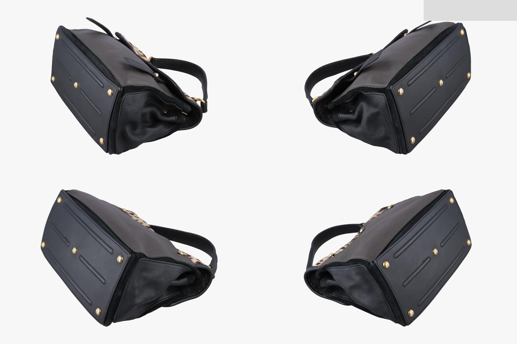 Muse Two Leather x Calf Hair Black x Brown — view 4