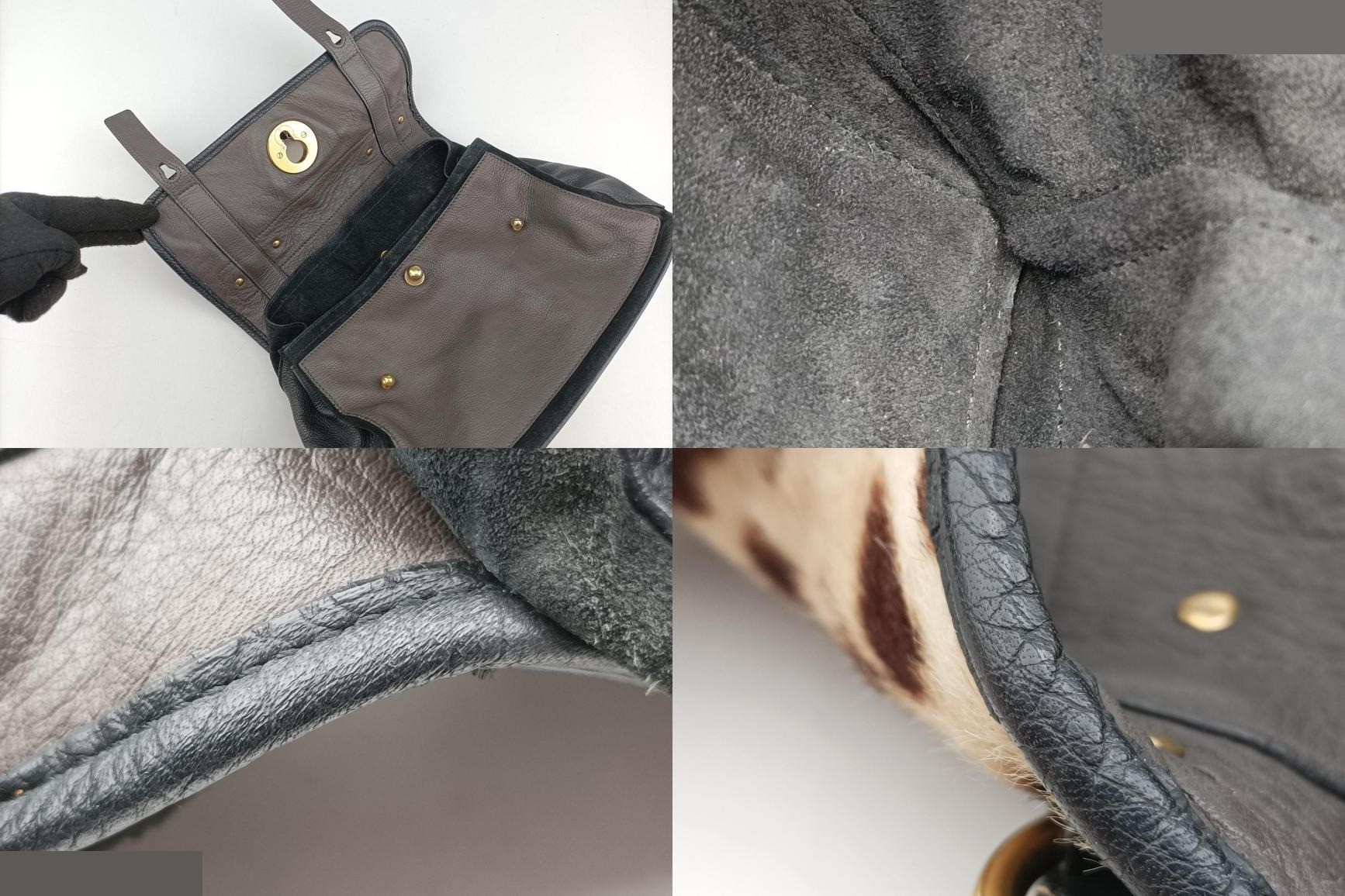 Muse Two Leather x Calf Hair Black x Brown — view 9