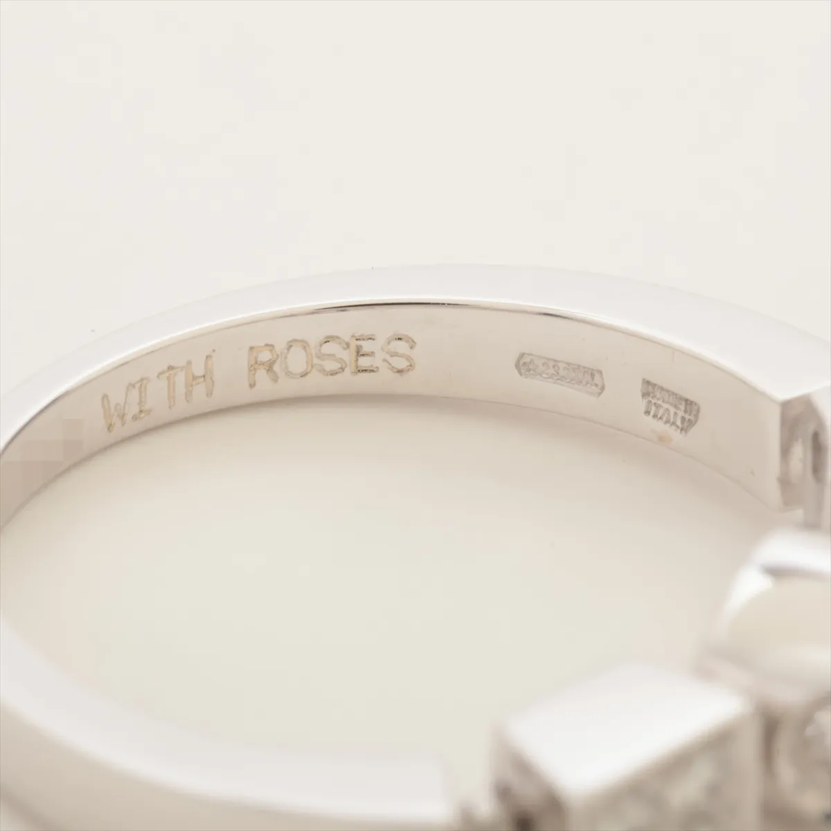 Lucia Diamond Ring Pt950 4.0g Initial GIA No.12682777 — view 4