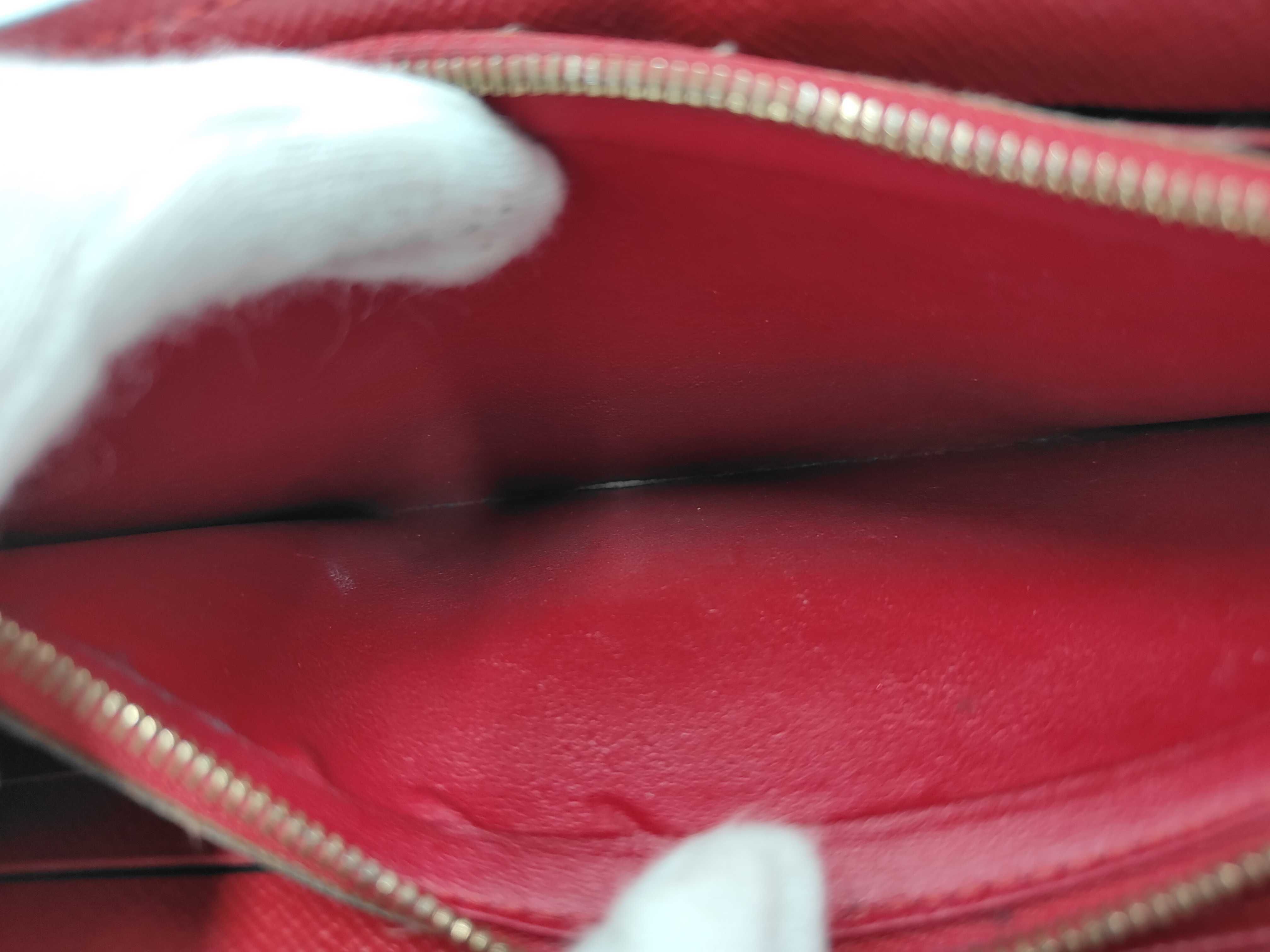 Monogram Louis Vuitton Monogram Portefeuille Sarah Retiro Cerise MI2177 Wallet — view 11